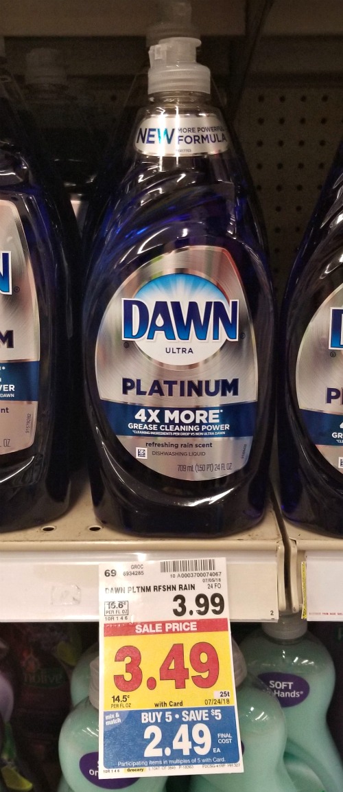 Dawn Ultra Dishwashing Liquid Just 1.69 at Kroger Kroger Couponing
