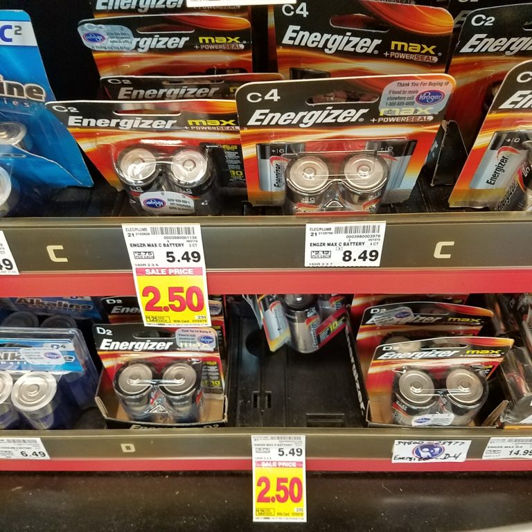 Energizer Batteries just 2.00 Kroger Couponing