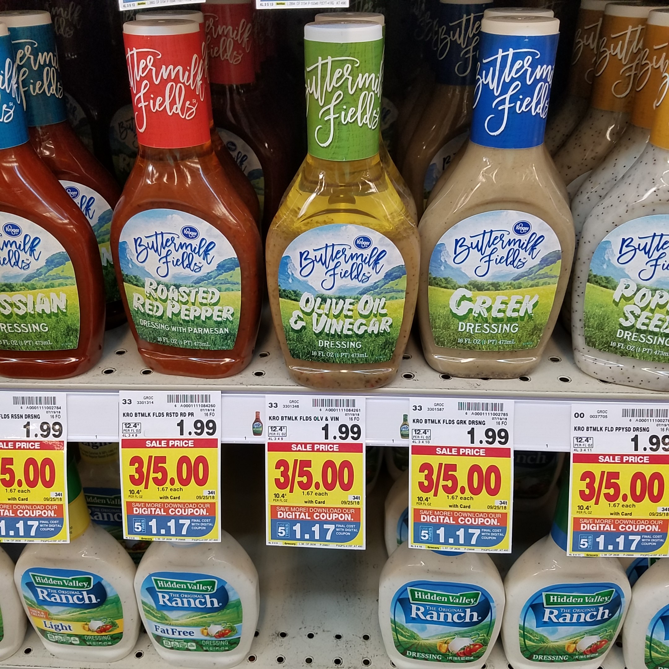 Kroger Salad Dressing just 1.17 Kroger Couponing