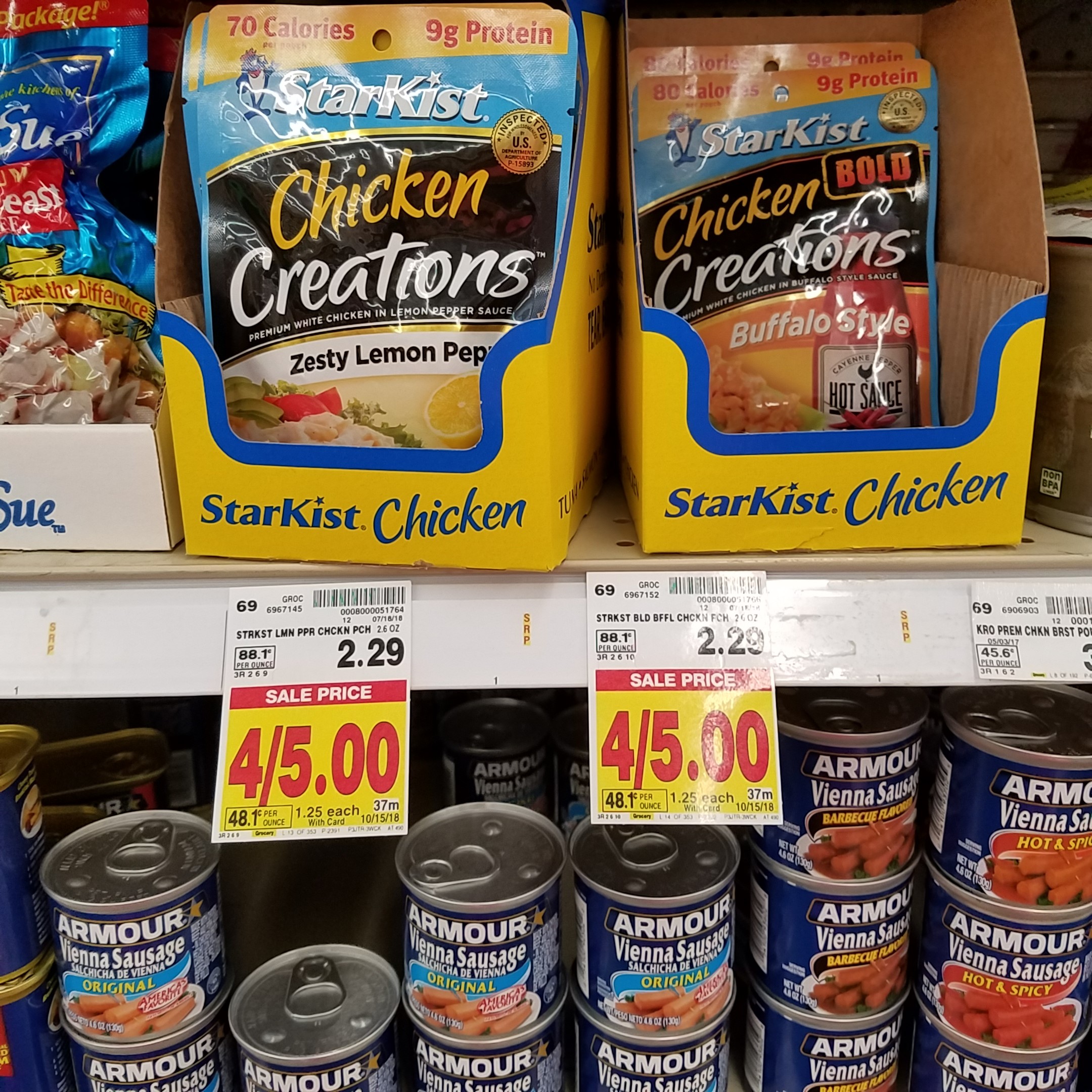 Starkist Chicken Pouches just $.75 - Kroger Couponing