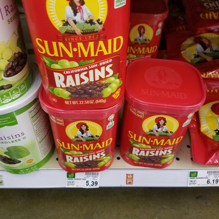 Sun Maid Raisins just 3.79 Kroger Couponing