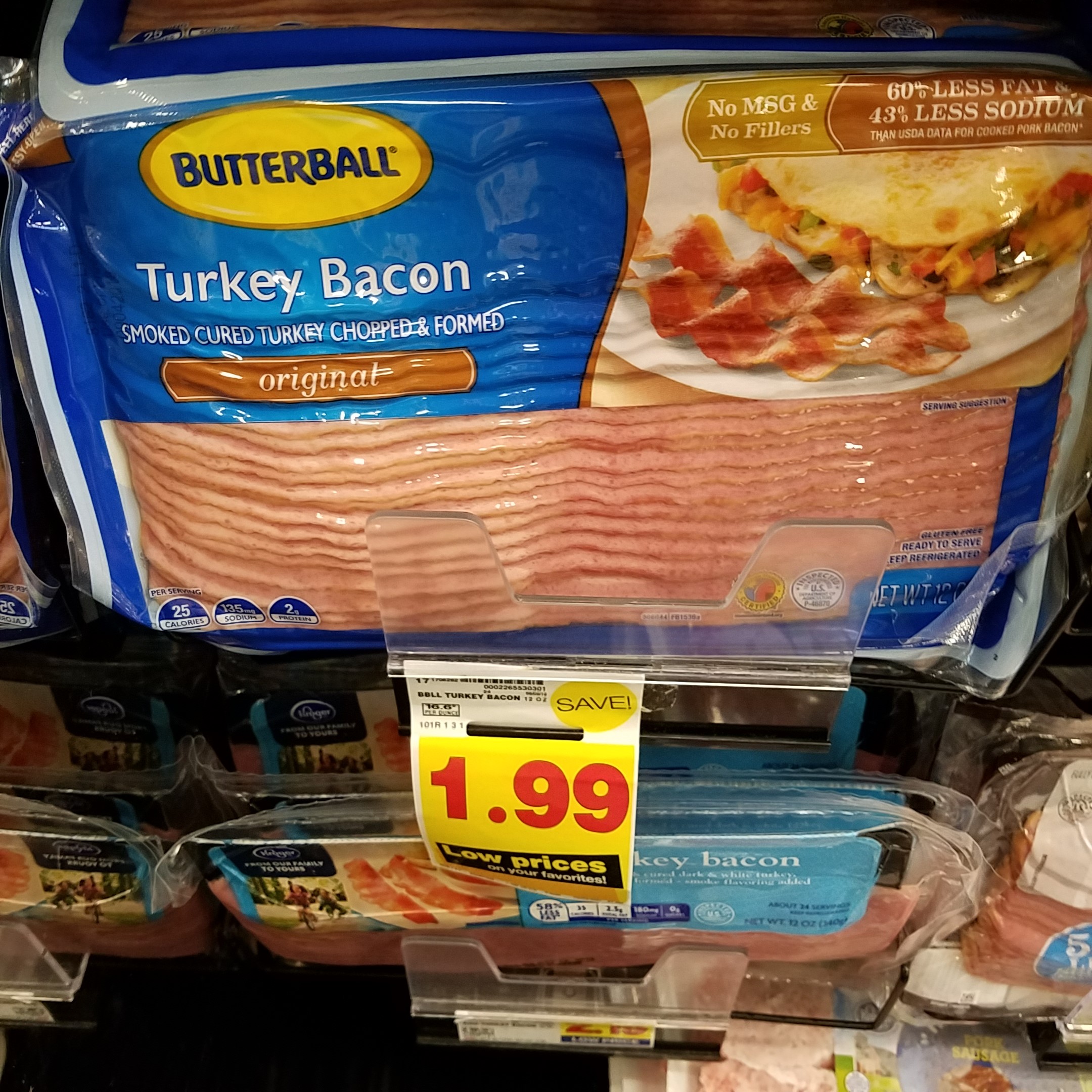 Butterball Turkey Bacon Just 1 44 Kroger Couponing