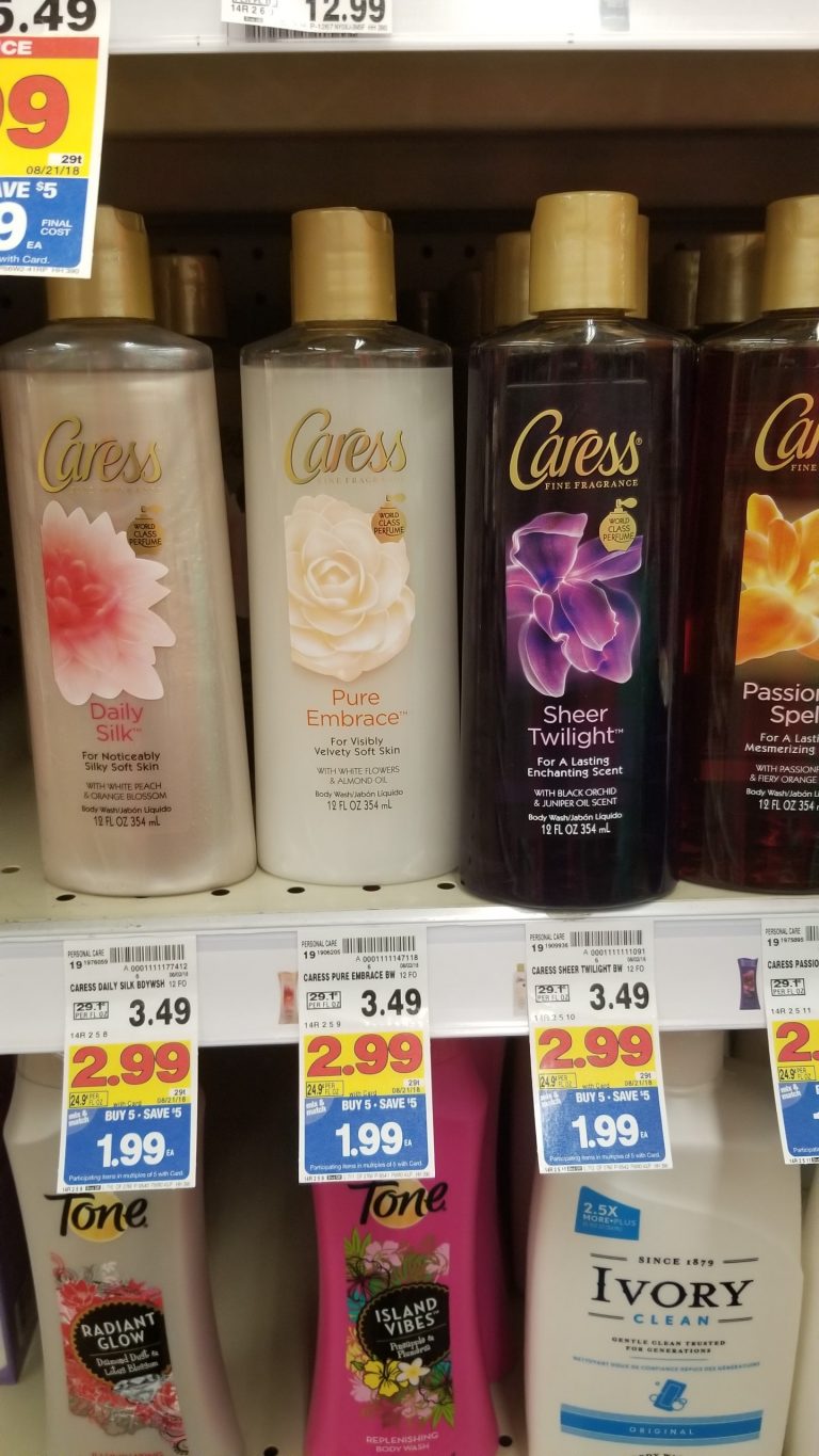 Caress Body Wash just .99 Kroger Couponing