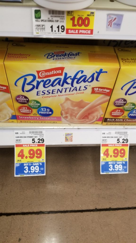 Carnation Instant Breakfast just 2.99 Kroger Couponing