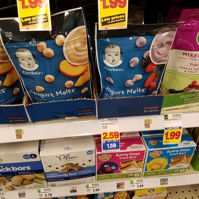 Gerber Snacks just $.97 - Kroger Couponing