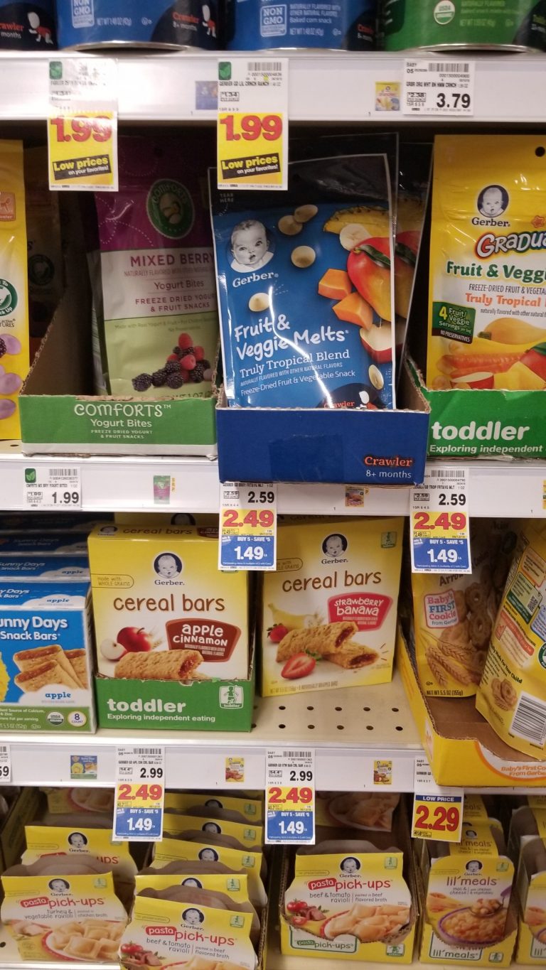 Gerber Snacks just $.87 - Kroger Couponing