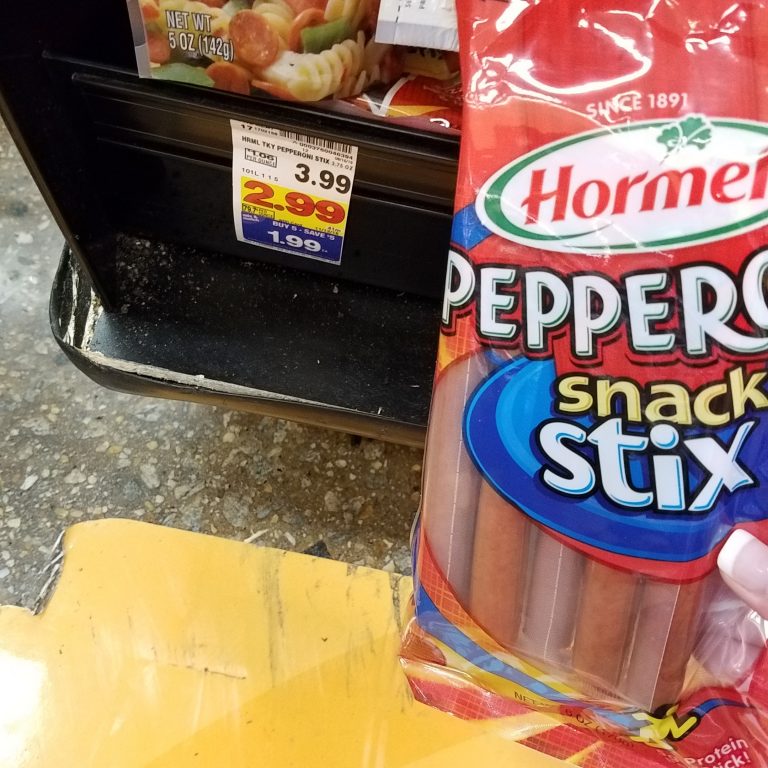 Hormel Pepperoni Sticks just 1.49 Kroger Couponing
