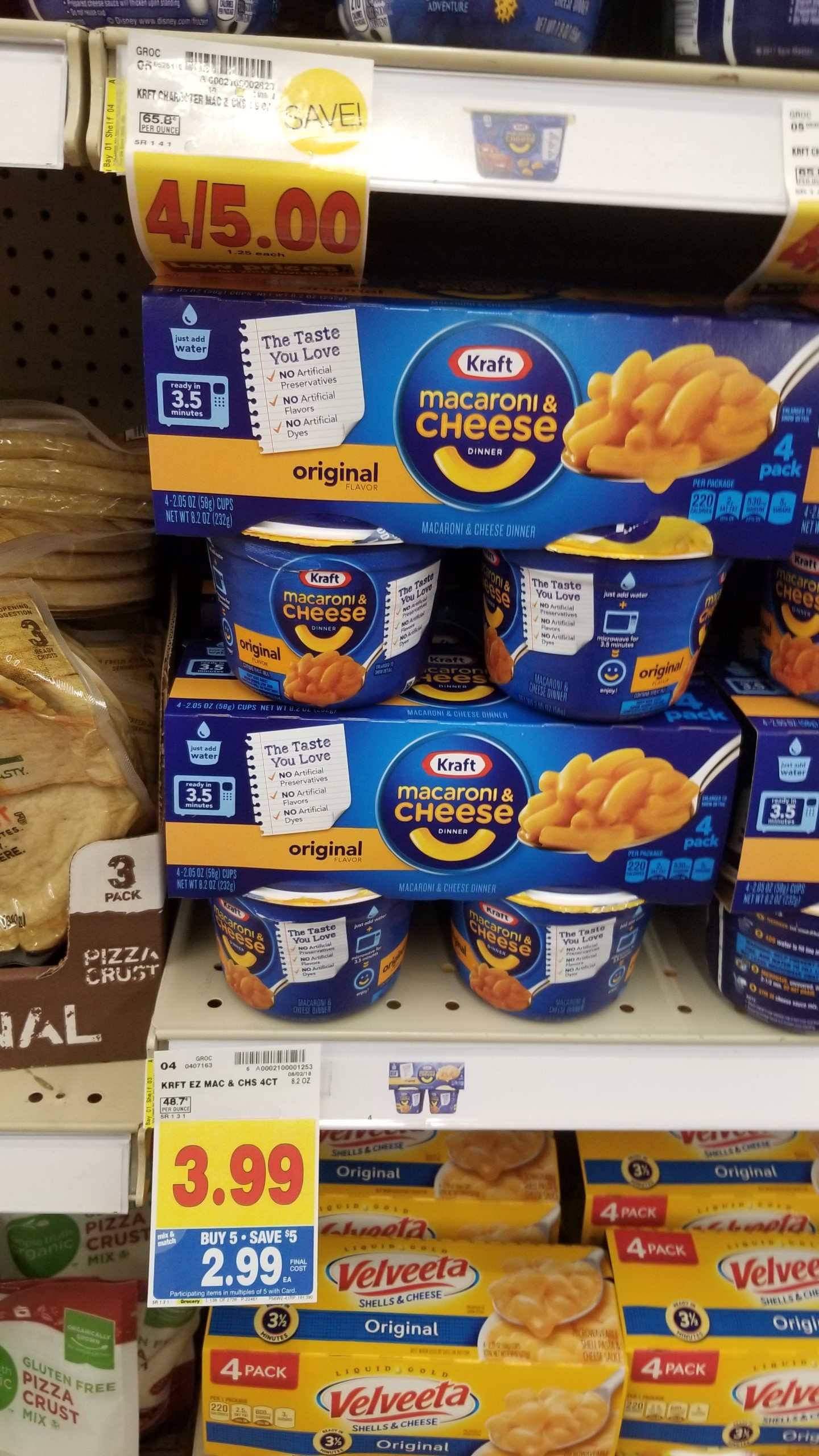 Kraft Mac and Cheese Cups just .60 per cup! Kroger Couponing