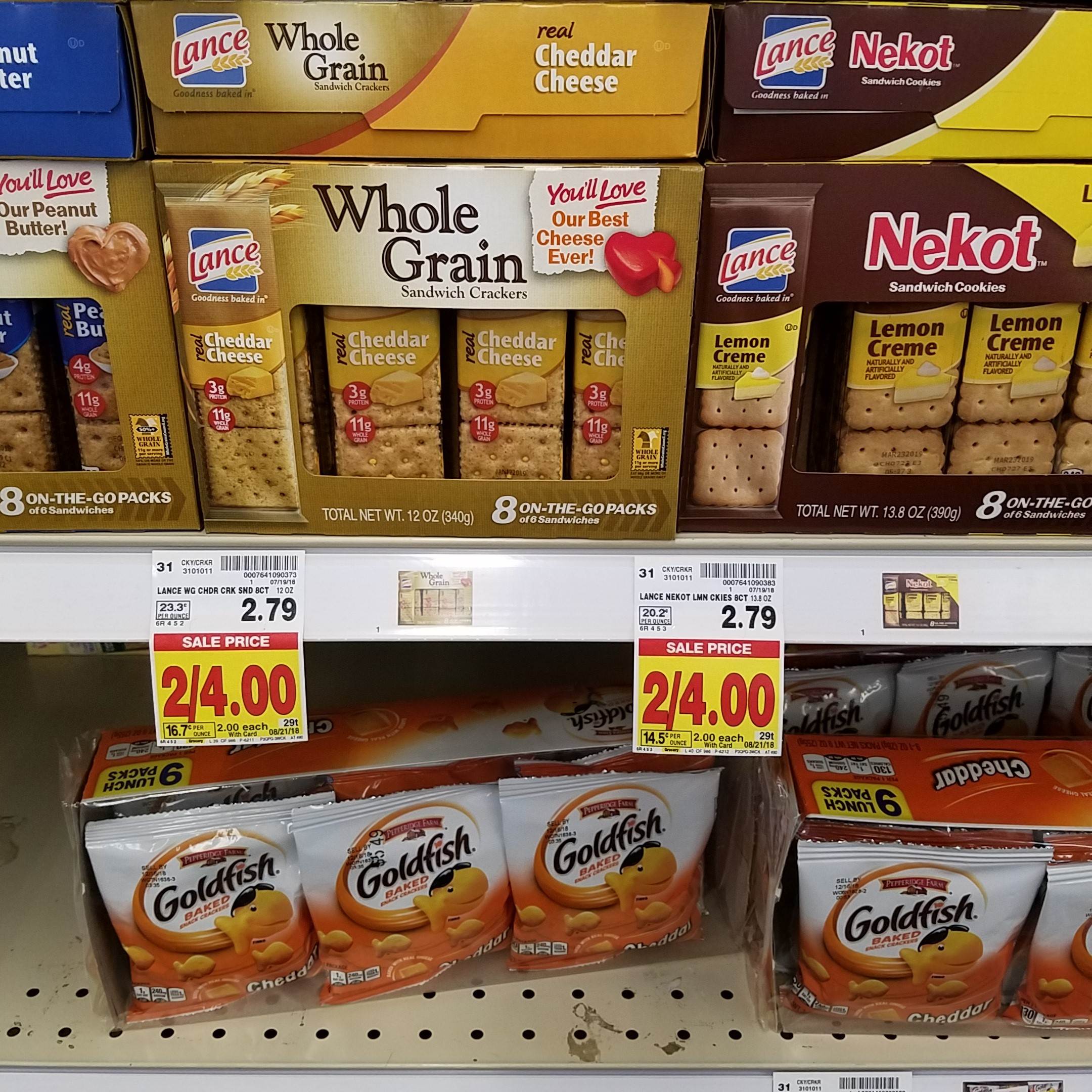 Lance Crackers just $.50 - Kroger Couponing