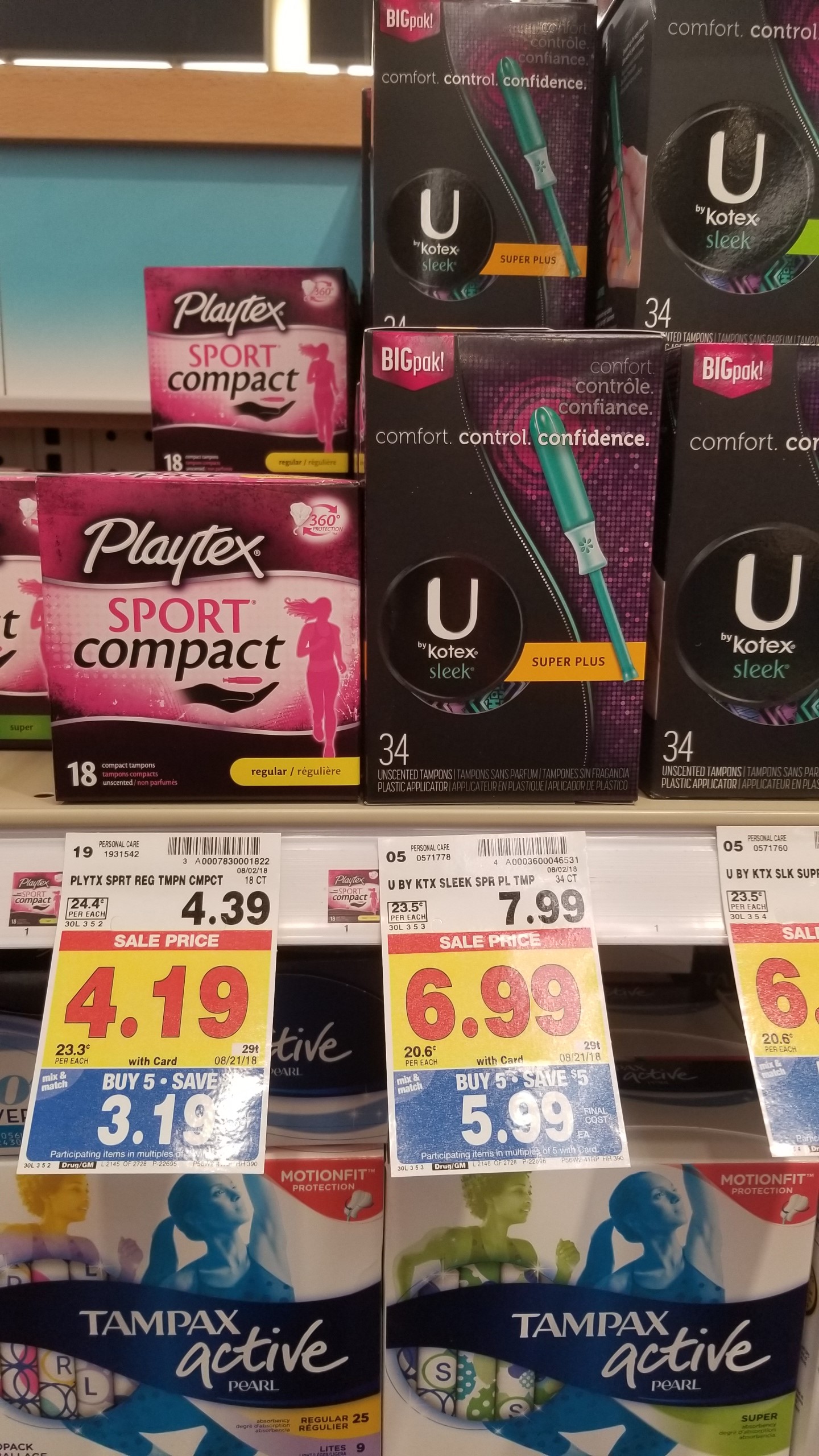 Playtex Sport Tampons just 1.69 Kroger Couponing