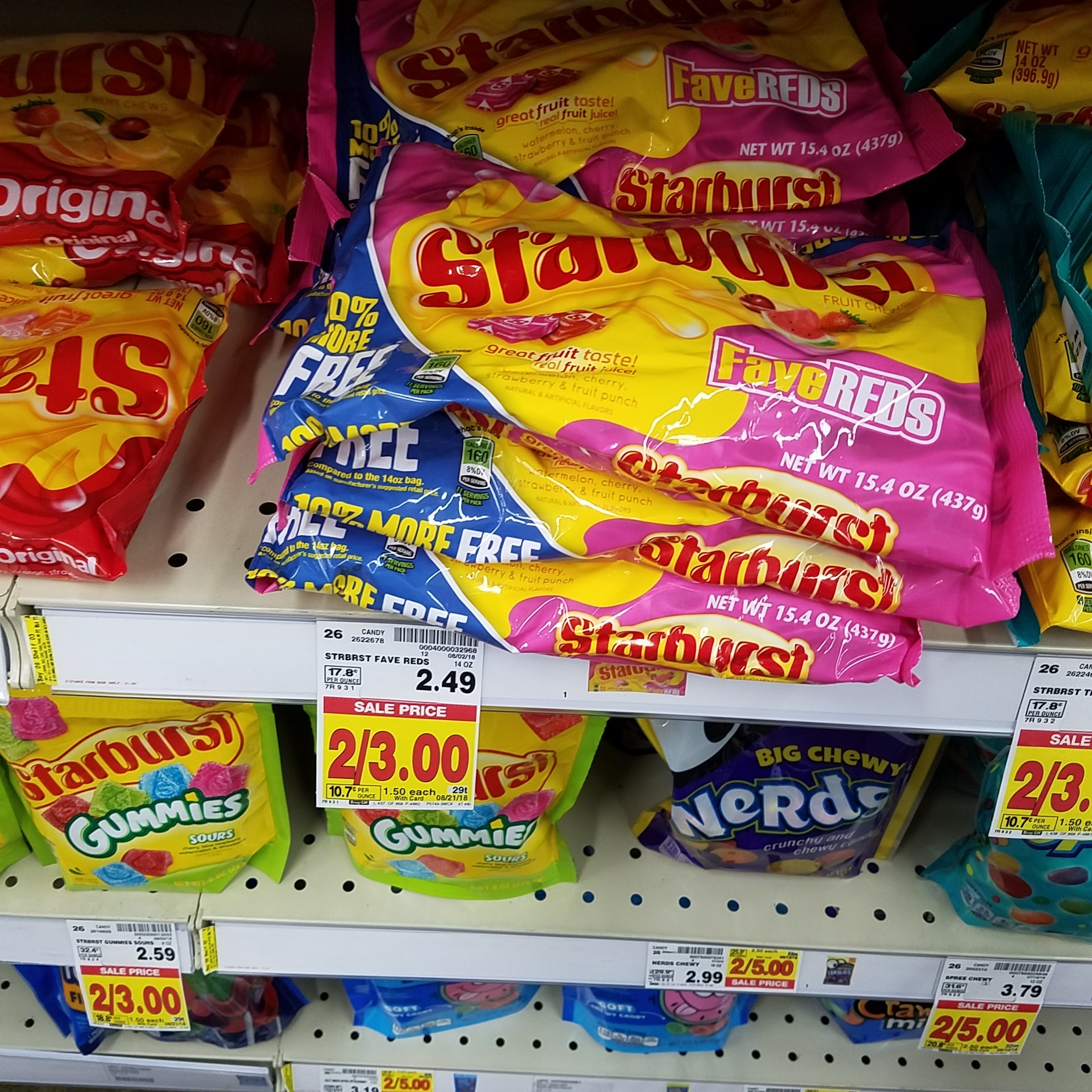 Starbursts just 1.00 Kroger Couponing