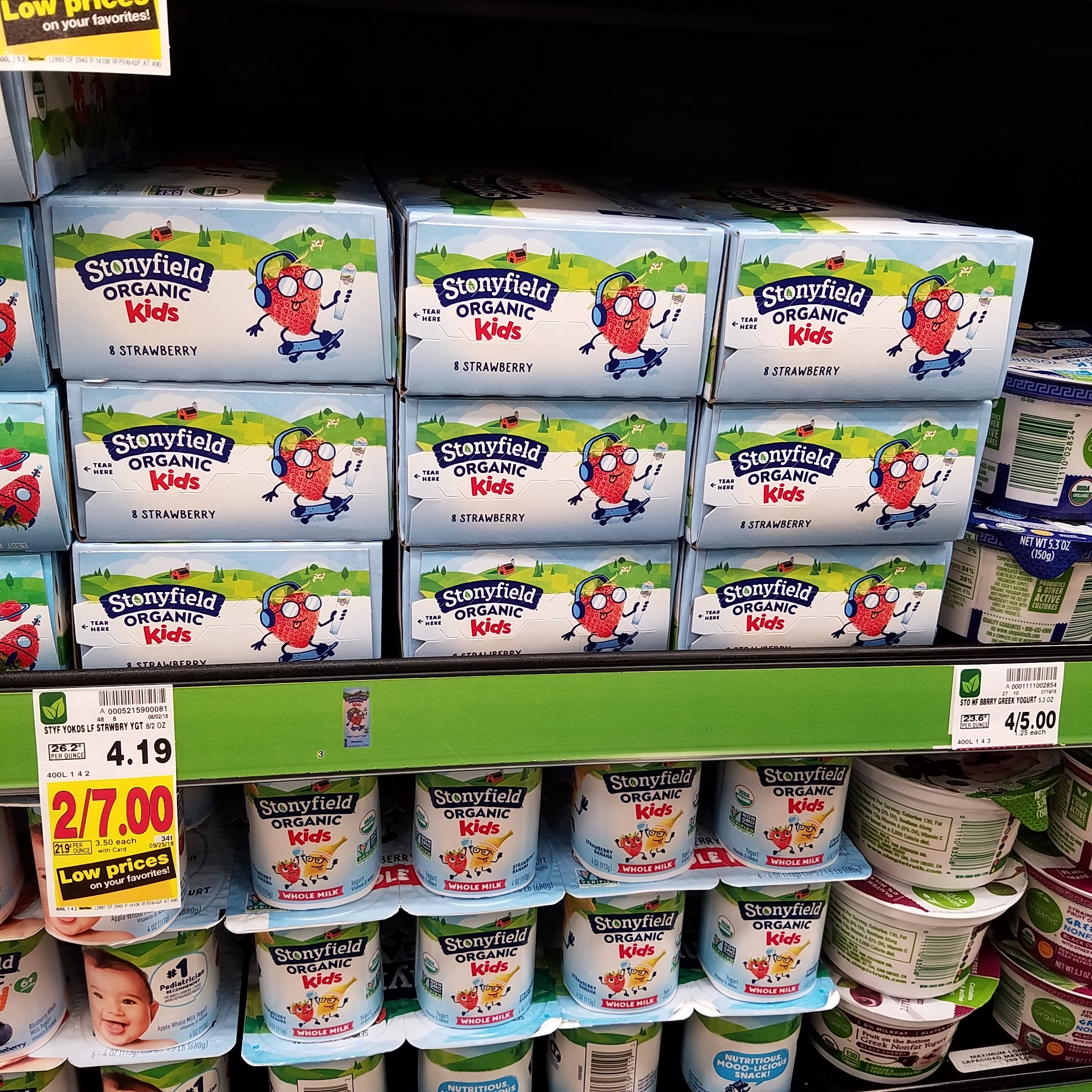 Stonyfield Yogurt just 2.50 Kroger Couponing