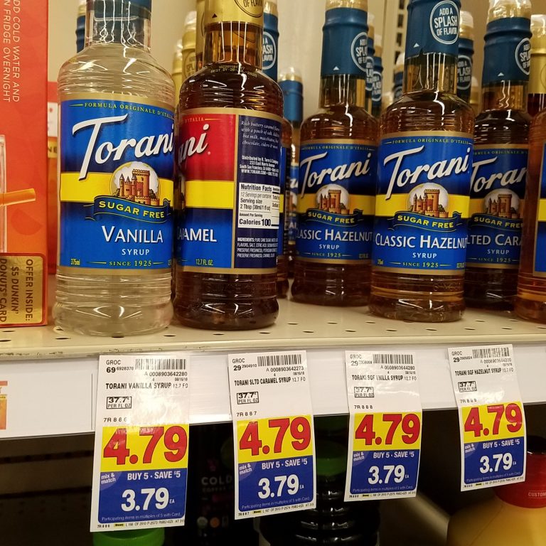 Torani Syrup Just 2 49 Kroger Couponing