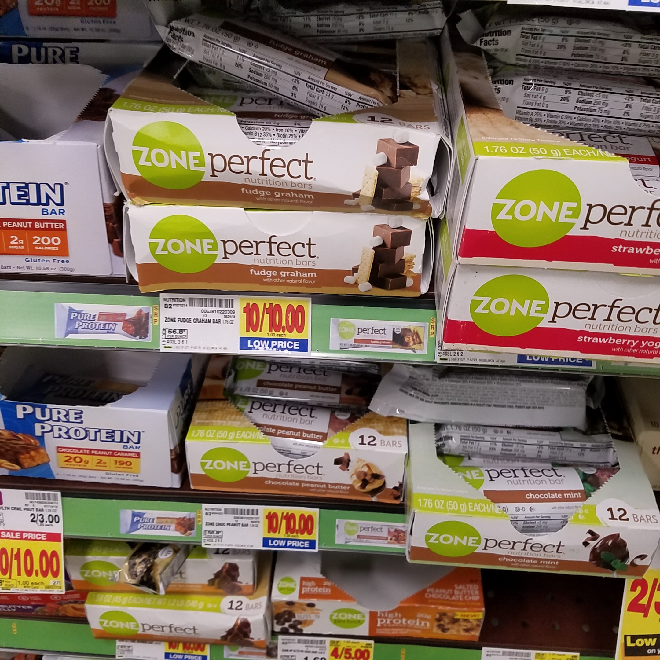 Zone Perfect Bars just .50 Kroger Couponing