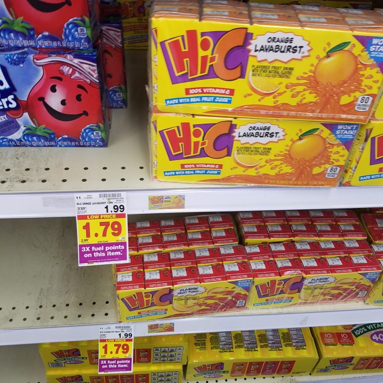 HiC Juice Boxes just 1.42 Kroger Couponing