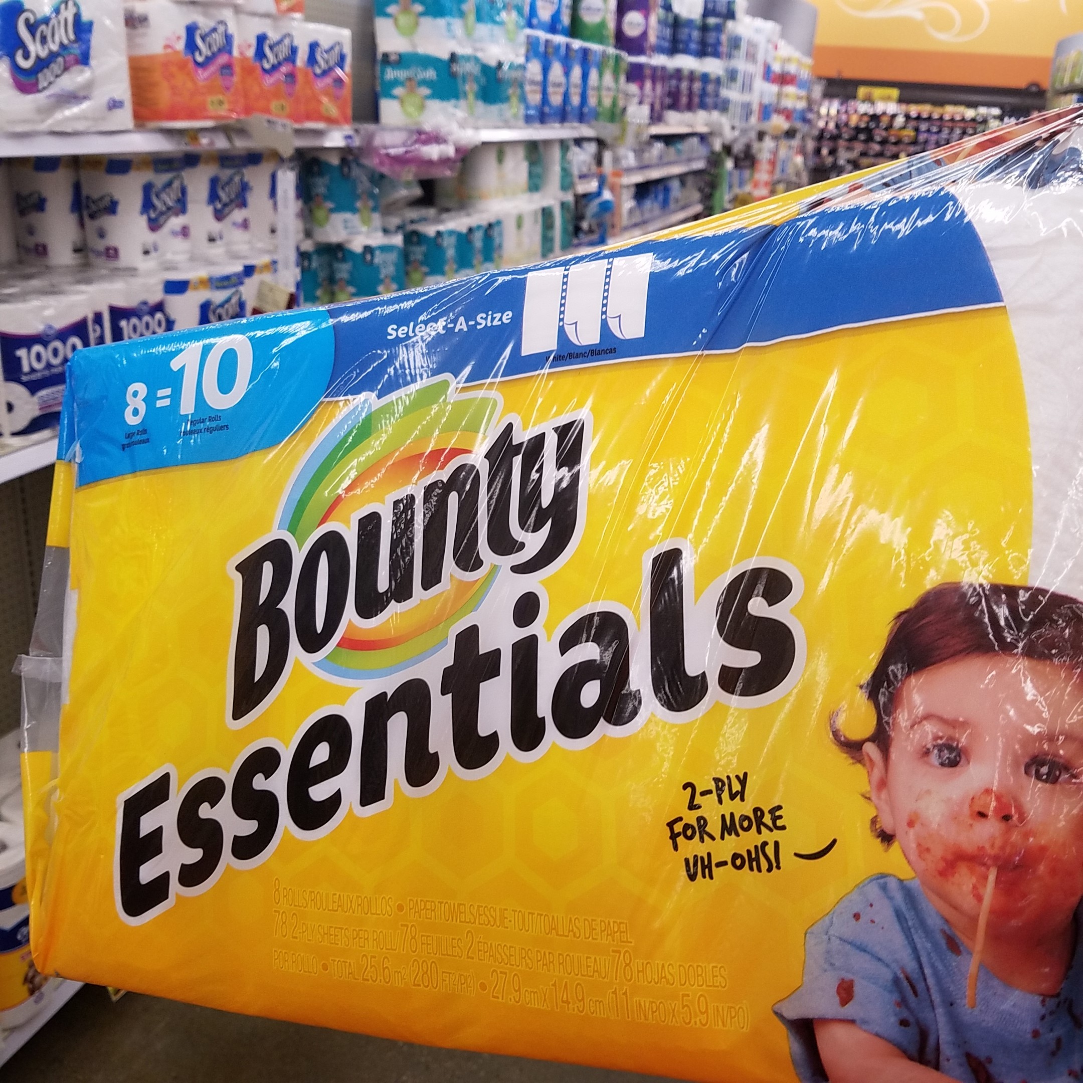 Bounty Essentials Paper Towels just $4.24 - Kroger Couponing