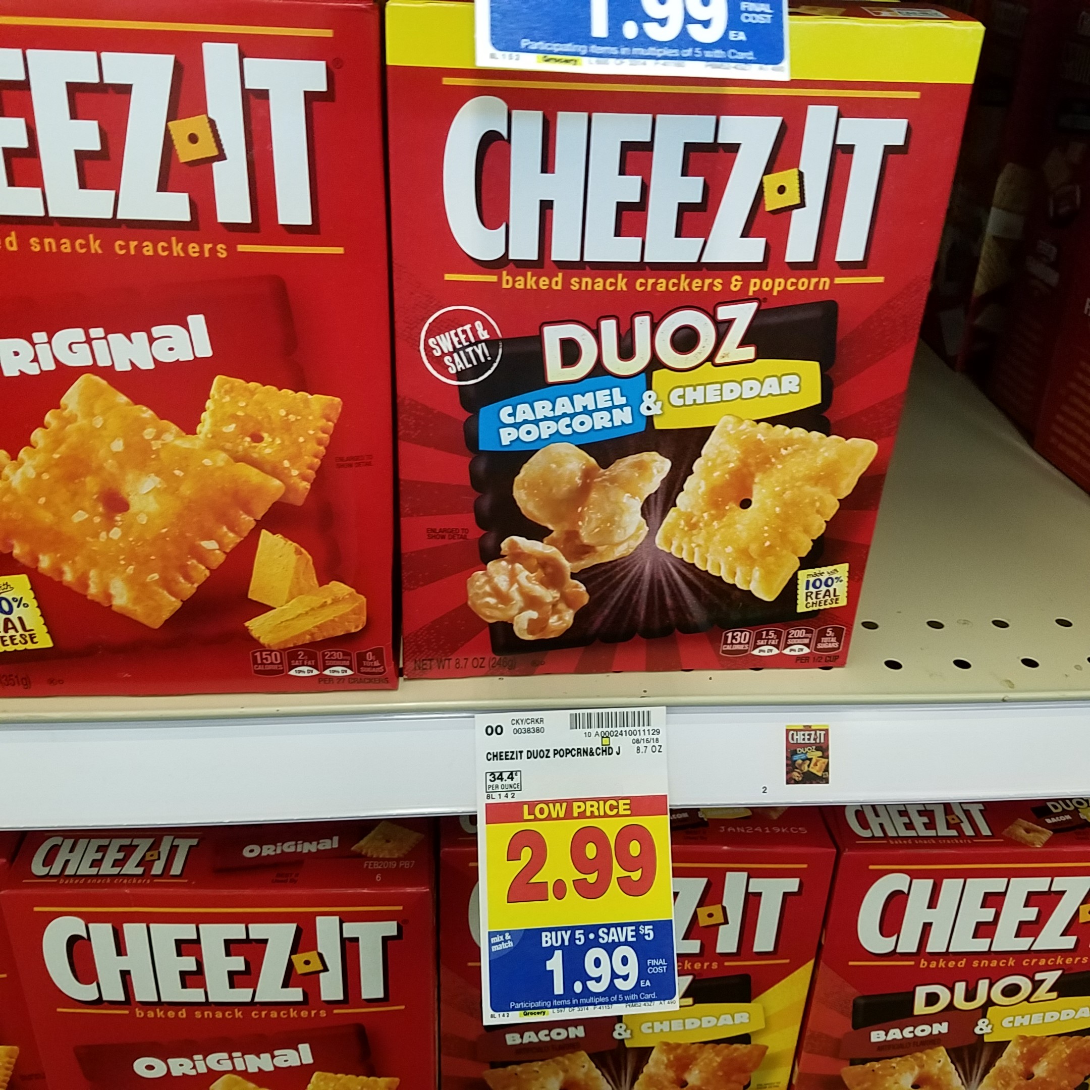 Cheez It Crackers just $1.64 - Kroger Couponing