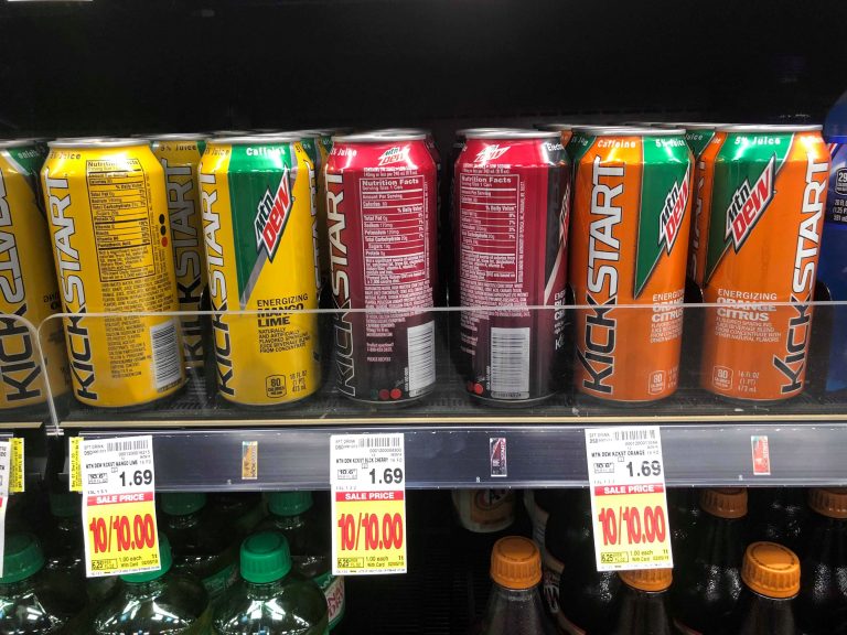 mountain dew kickstart ingredients