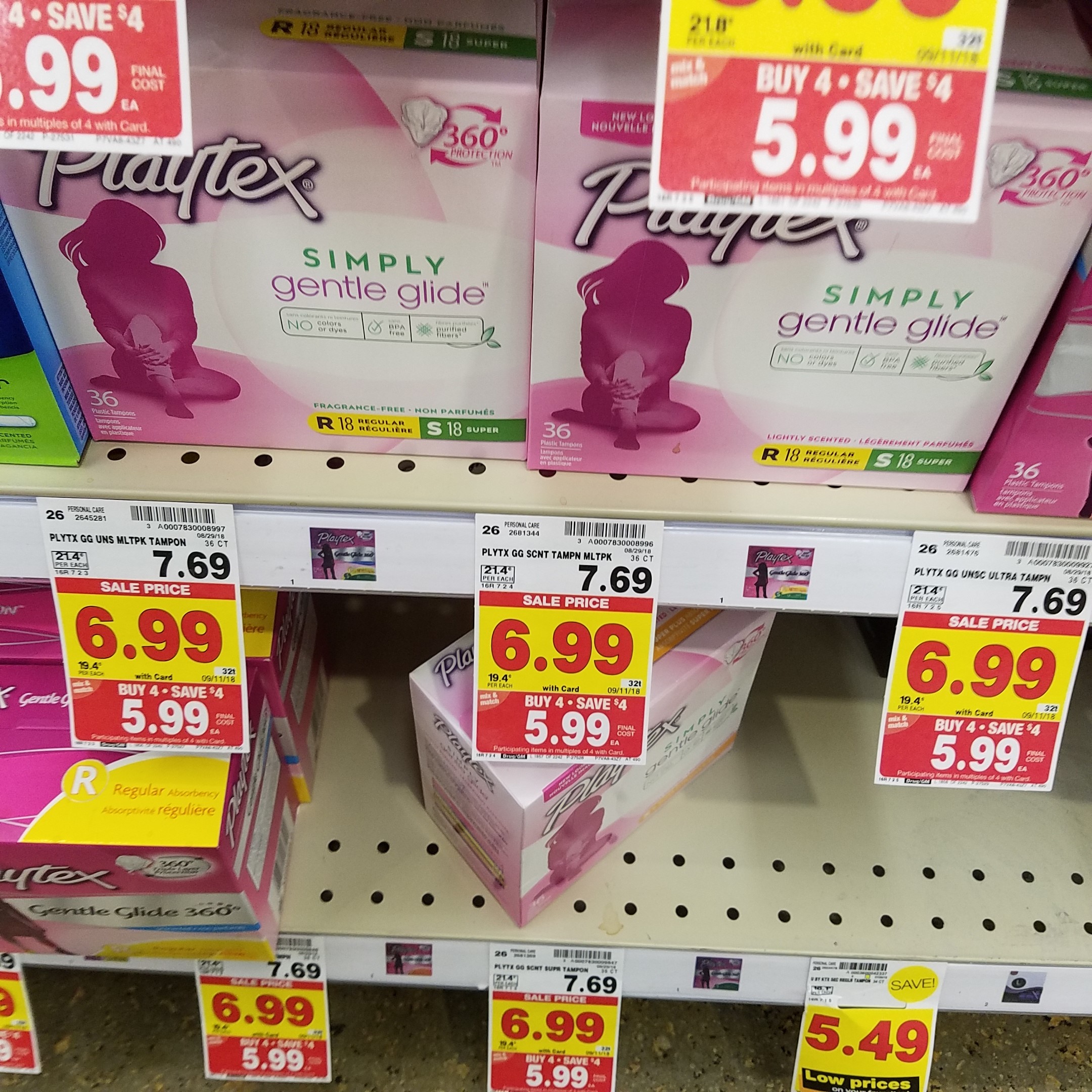 Playtex Simply Tampons just $1.49 - Kroger Couponing