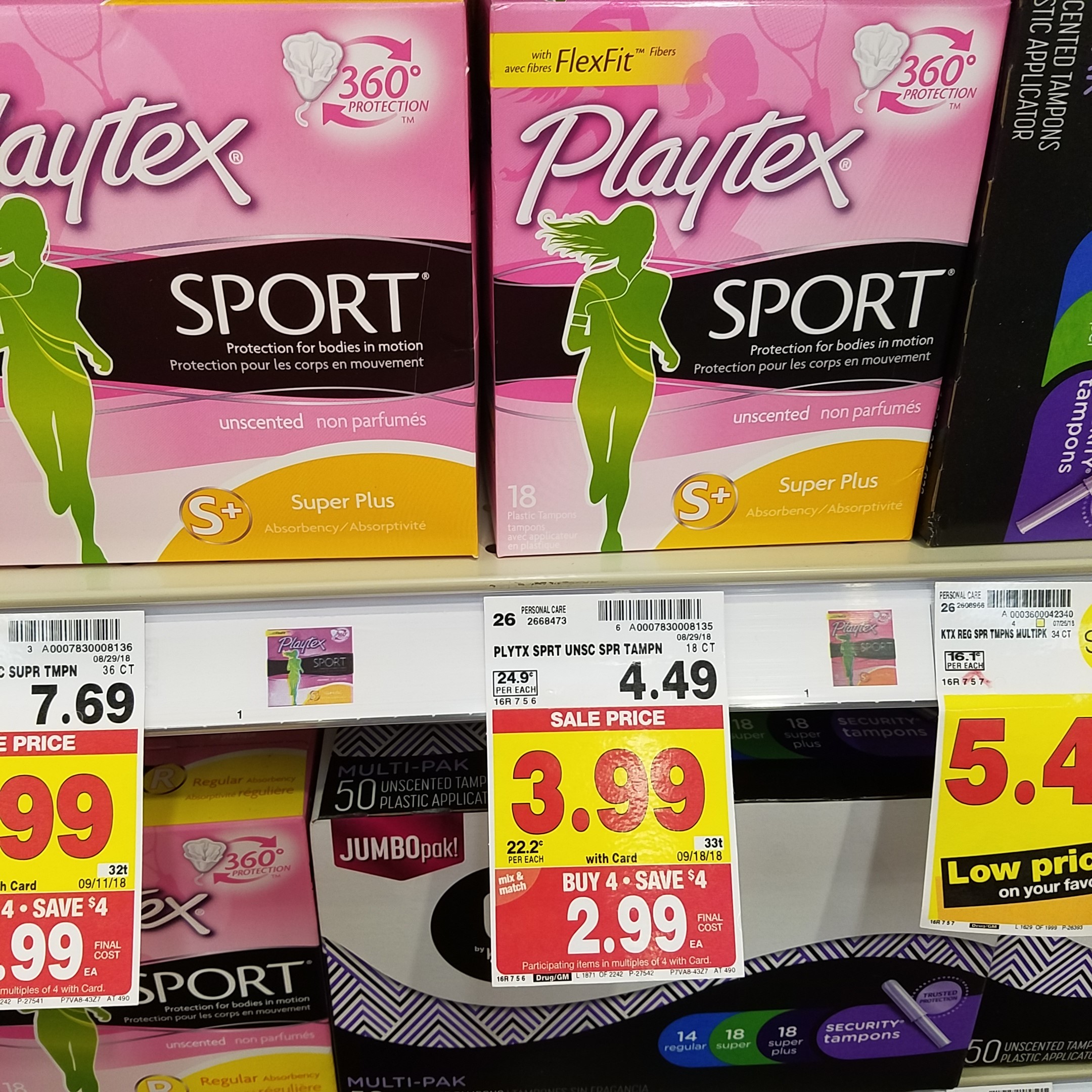 Playtex Sport just $1.99 - Kroger Couponing