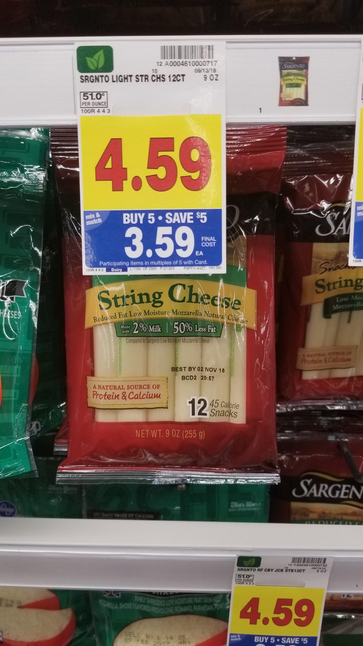 Sargento String Cheese just 2.59 Kroger Couponing
