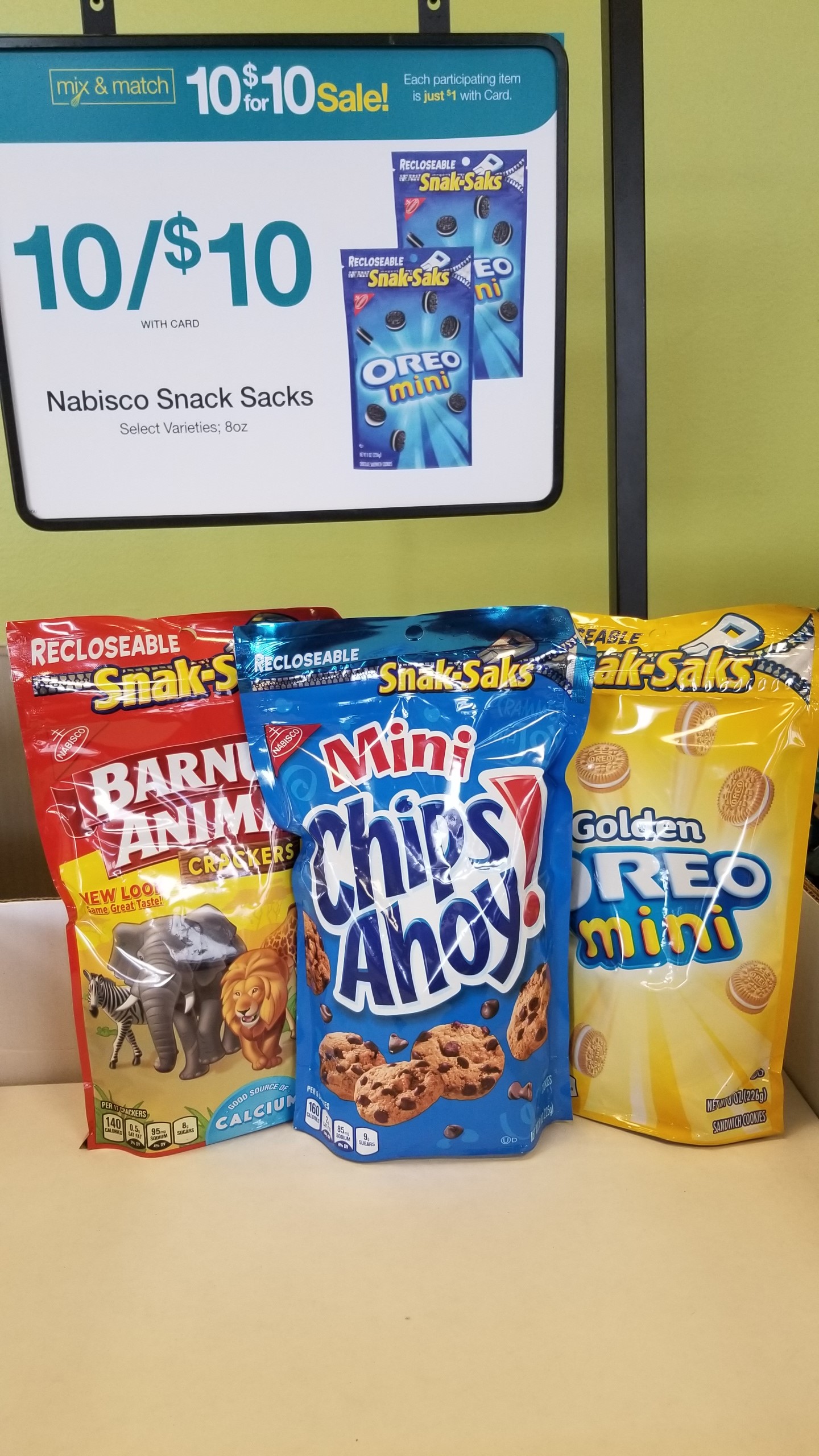 Nabisco Snak Saks just .63 Kroger Couponing