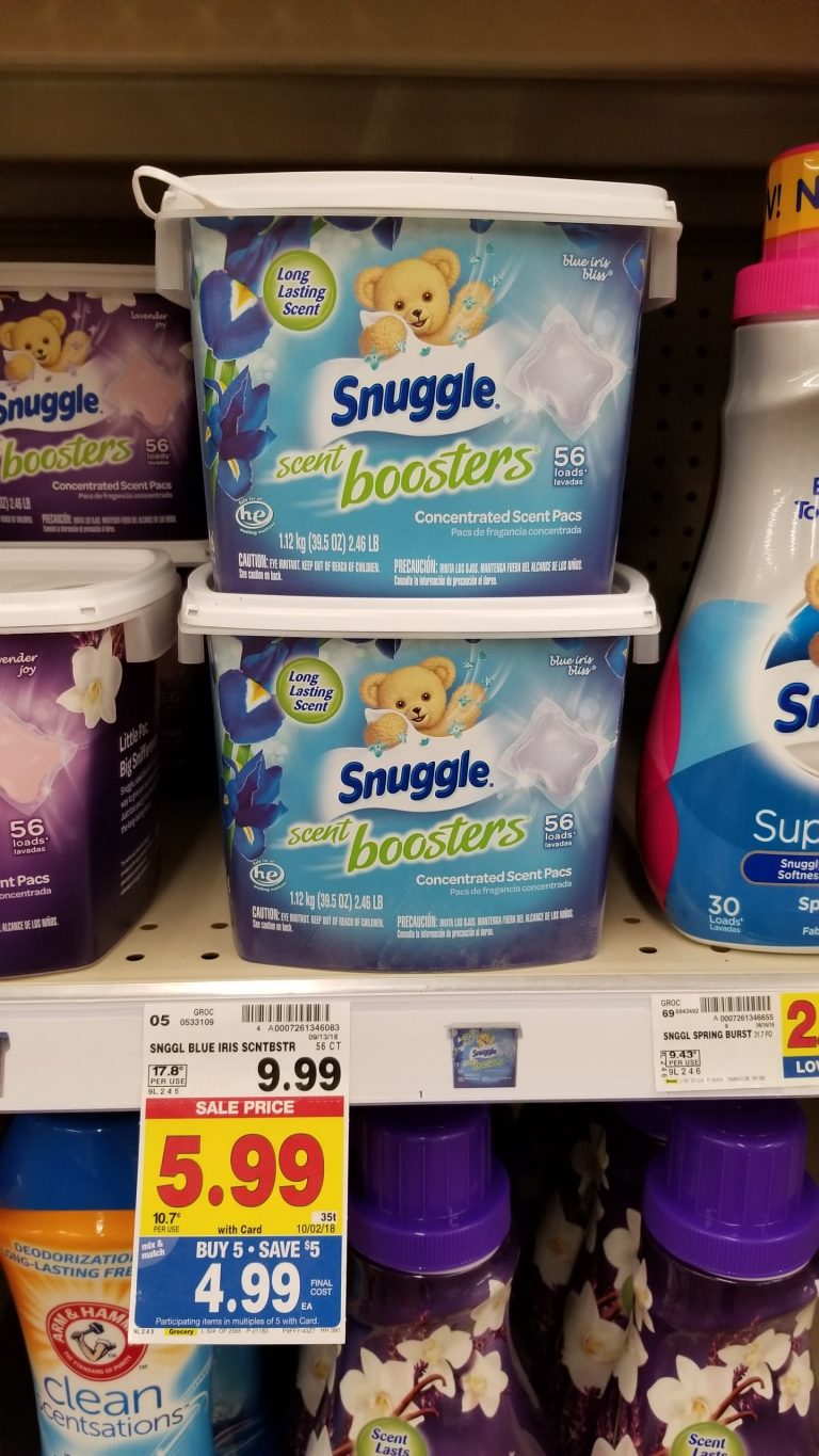 Snuggle Fabric Softener just 3.99 Kroger Couponing