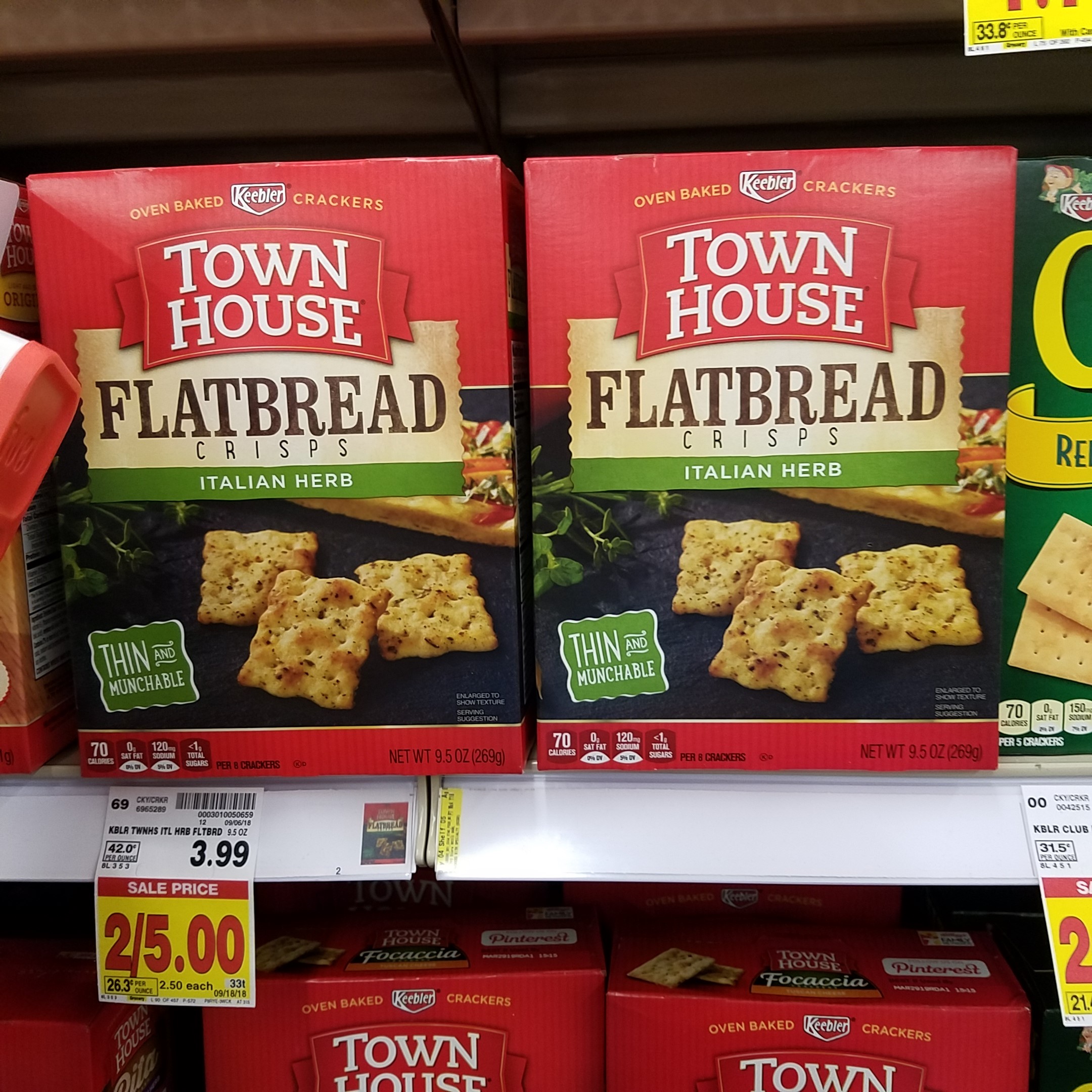 Keebler Town House Crisps just 2.00 Kroger Couponing