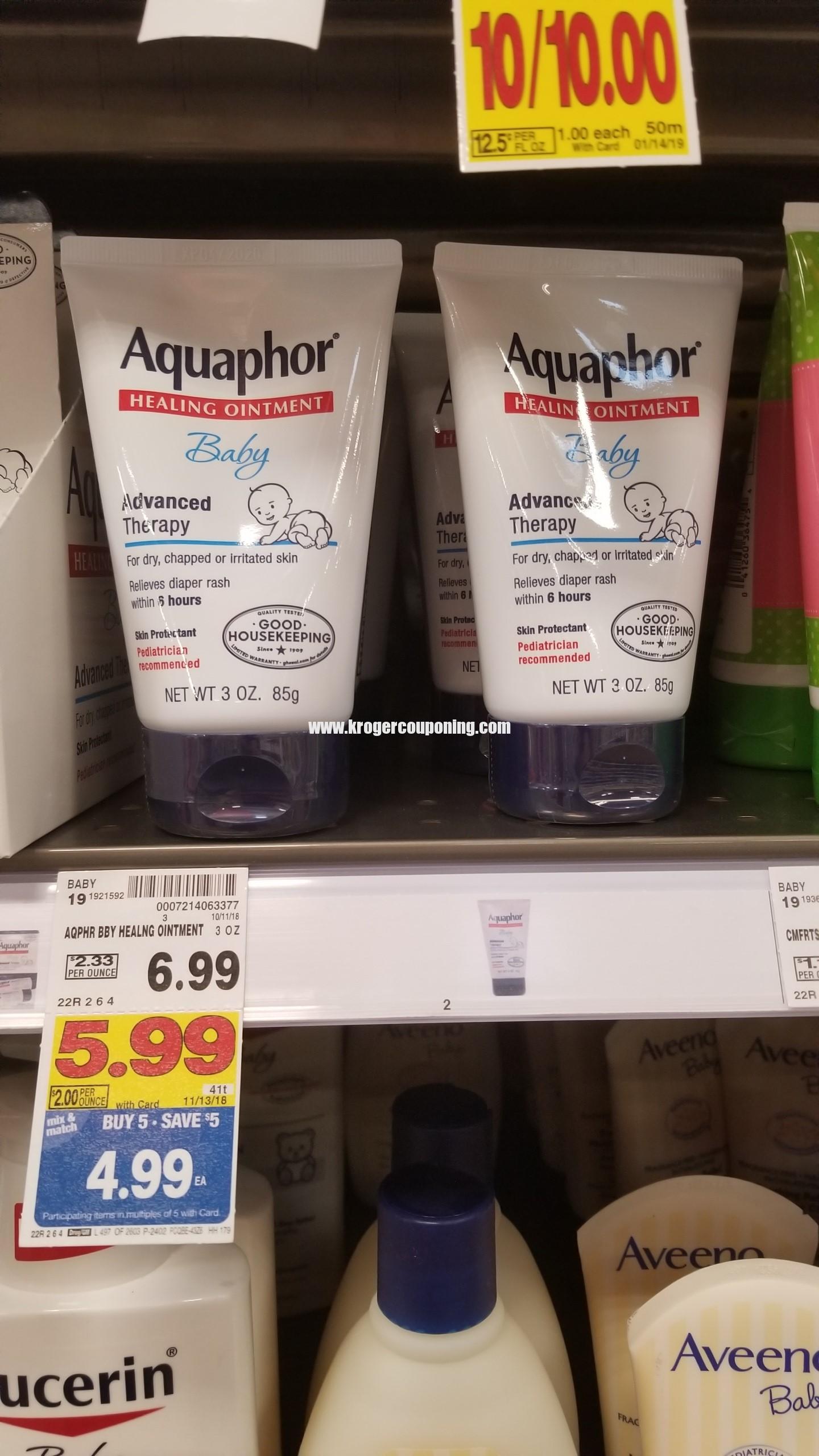 Aquaphor Baby just $2.99 - Kroger Couponing