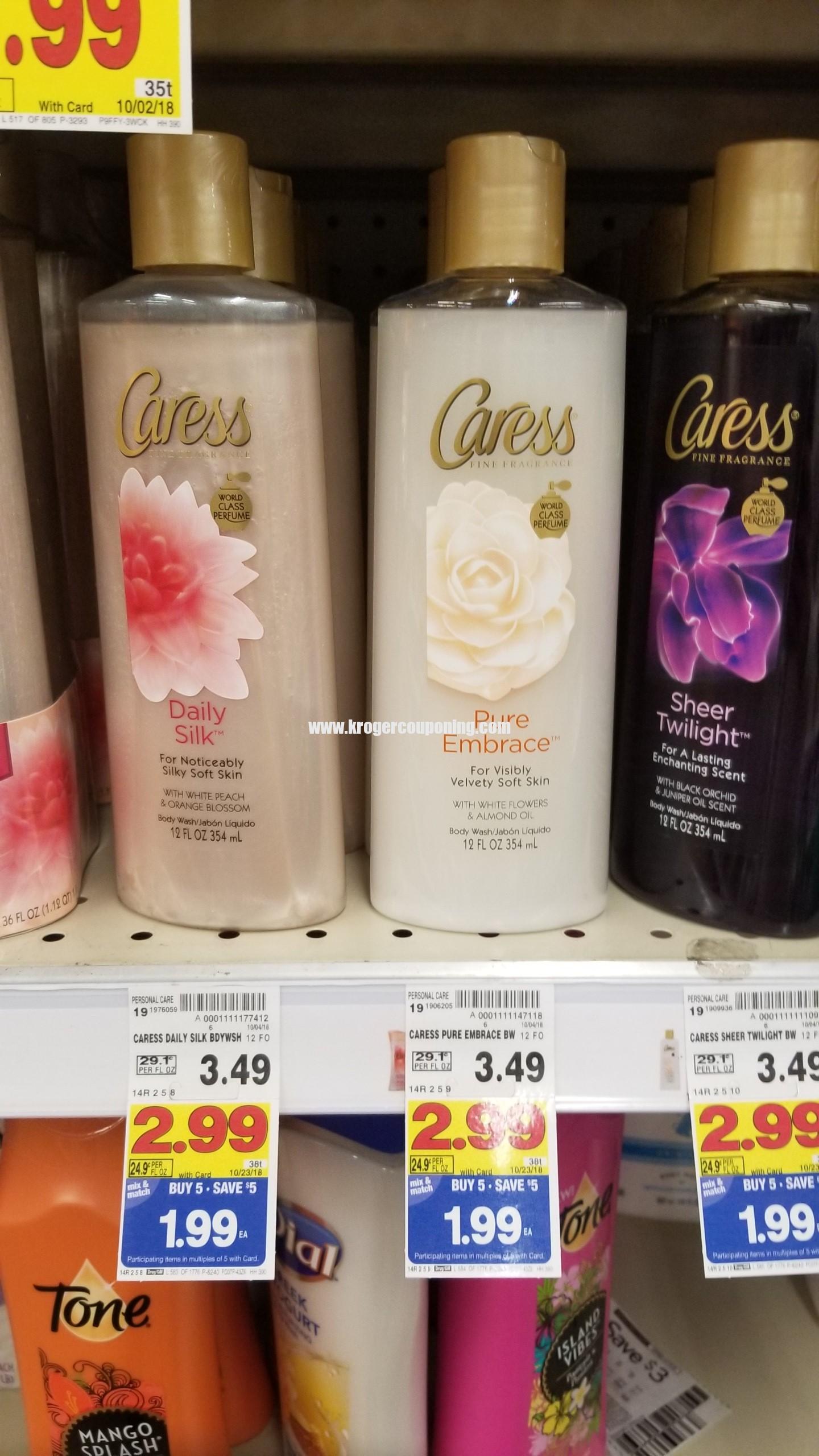 Caress Body Wash just $1.24 - Kroger Couponing