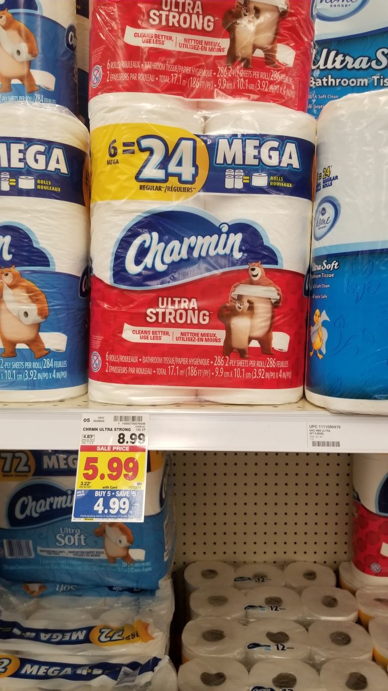 Charmin Bathroom Tissue just 3.99 Kroger Couponing