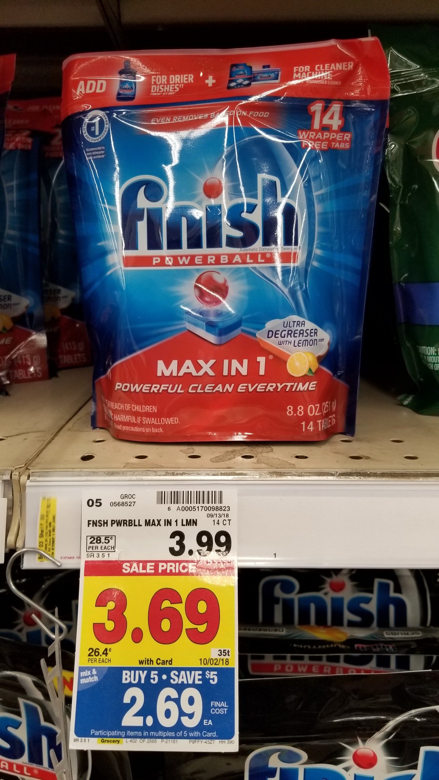Last Chance!!! Finish Dish Detergent just 1.69 Kroger Couponing