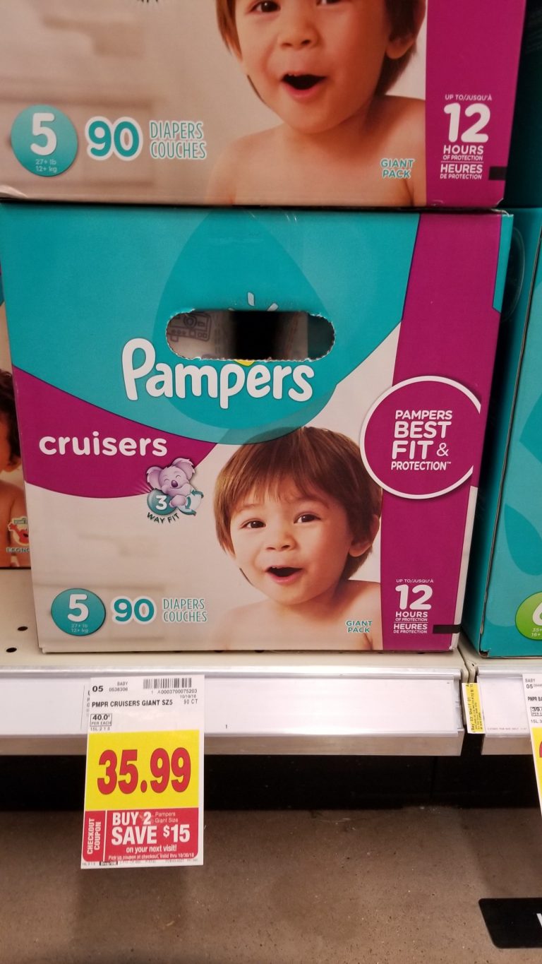$10 OFF Pampers Giant Diapers - Kroger Couponing