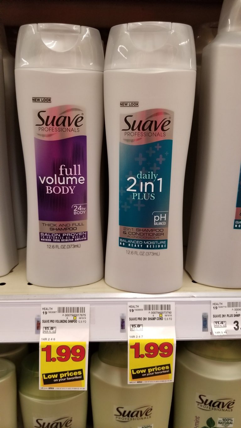 Suave Professionals Hair Care just .49 Kroger Couponing