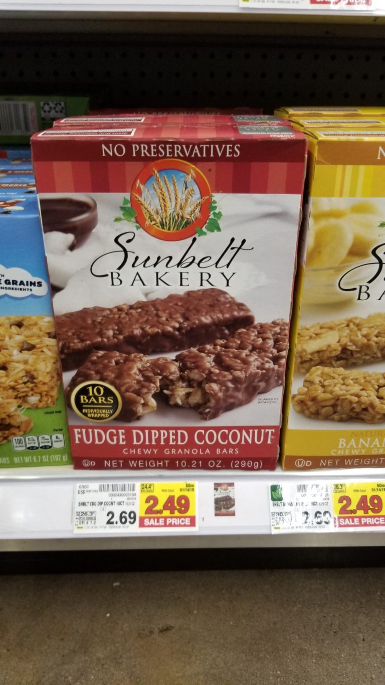 Sunbelt Chewy Granola Bars just 1.24 Kroger Couponing