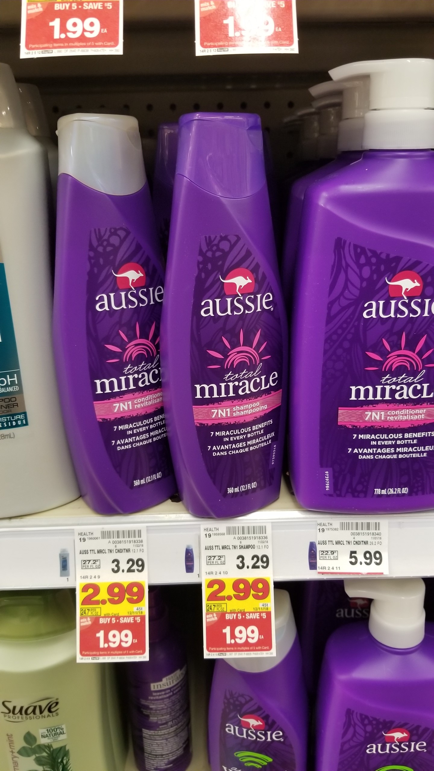 Aussie Shampoo just .99 Kroger Couponing