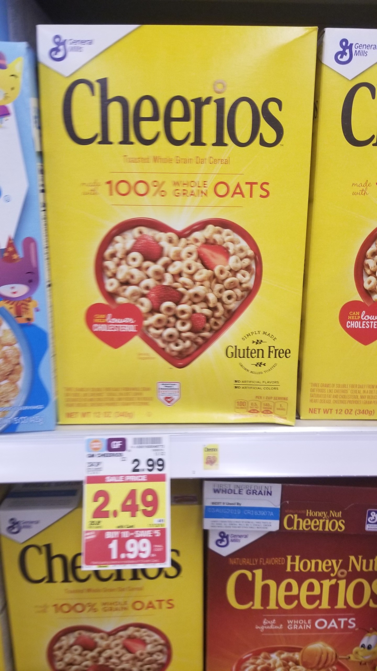 Quick Breakfast deal on Cheerios Kroger Couponing