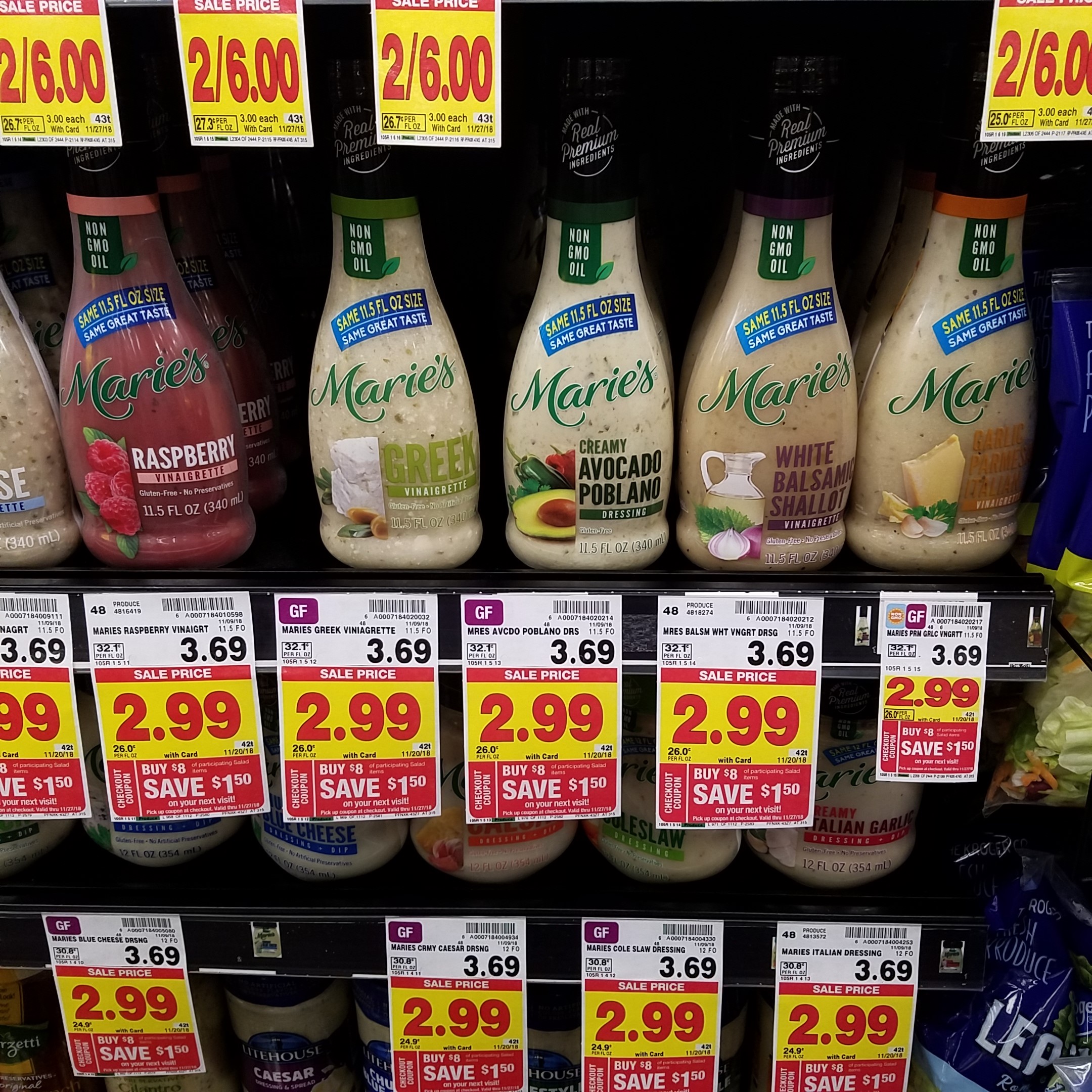 Marie's Salad Dressing just $.99 - Kroger Couponing