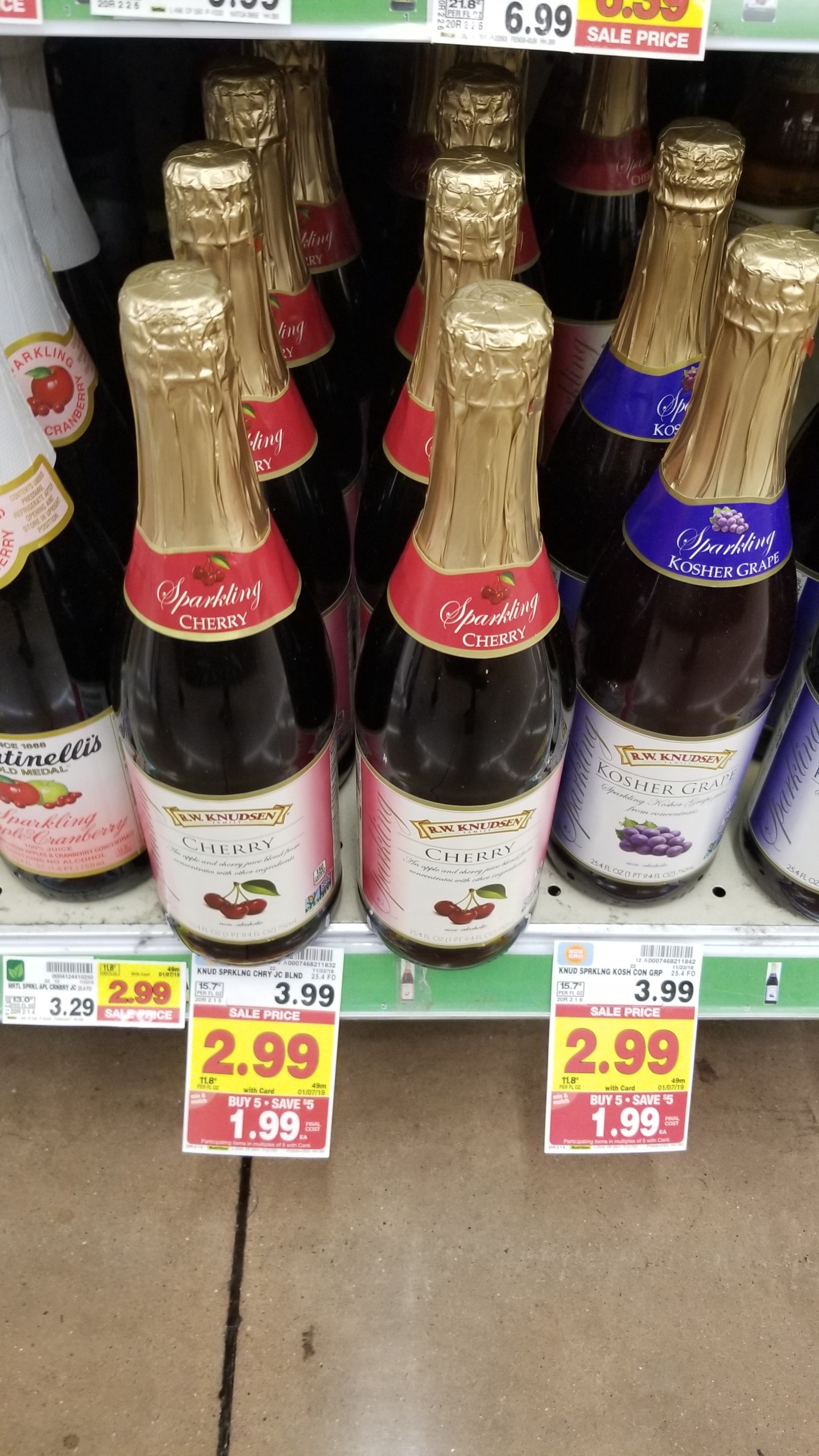 R.W. Knudsen Sparkling Juice just .99 Kroger Couponing