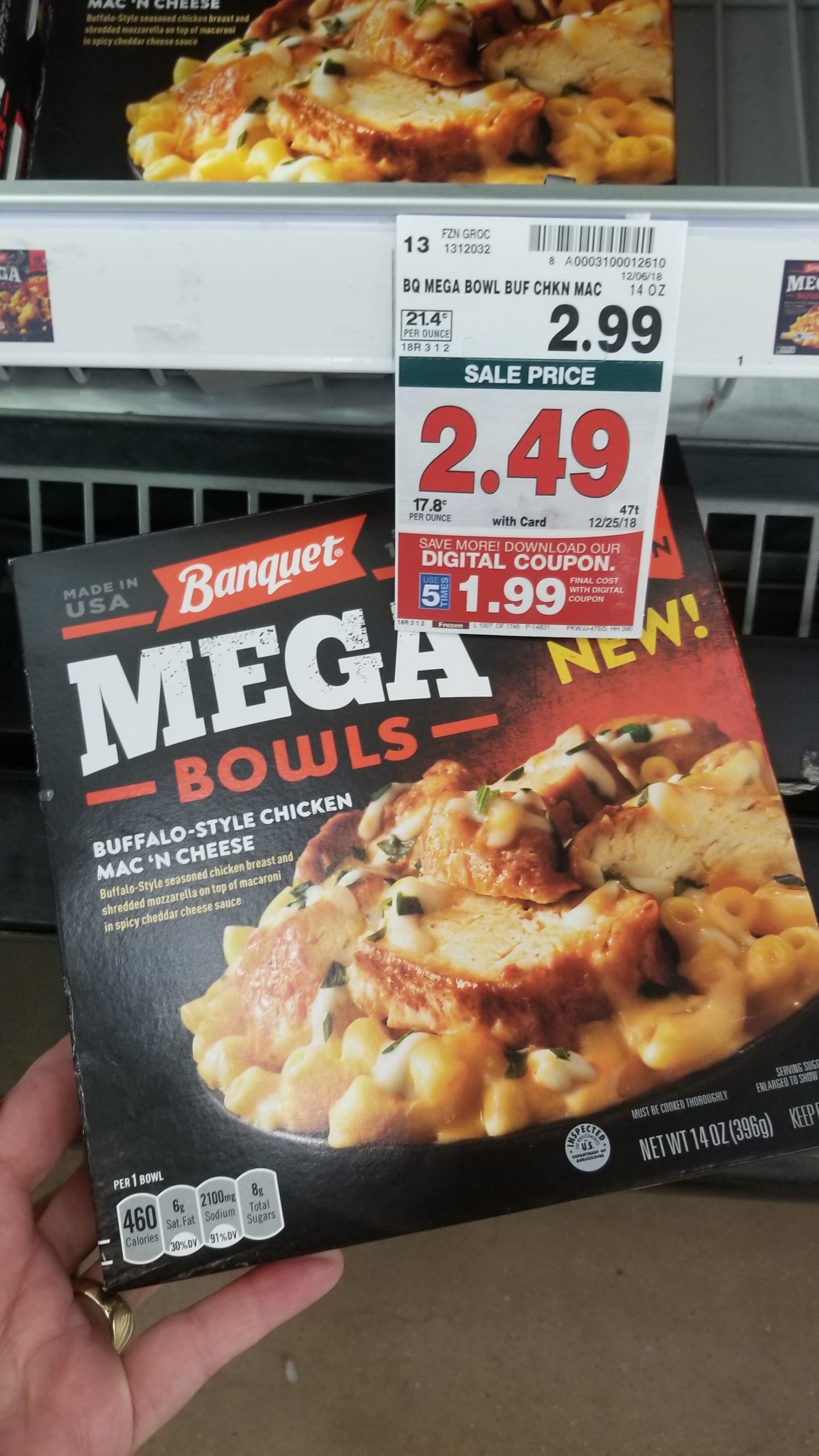 Banquet Mega Bowls, 1.99 Kroger Couponing