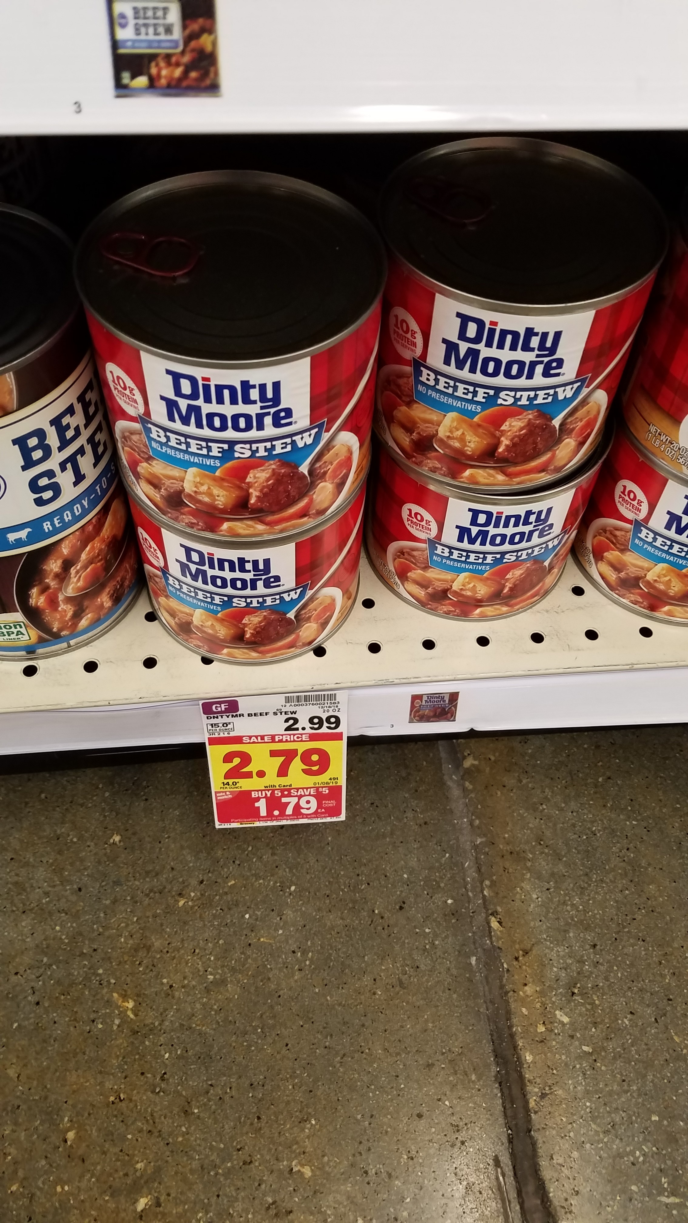 Dinty Moore Beef Stew just $1.29 - Kroger Couponing