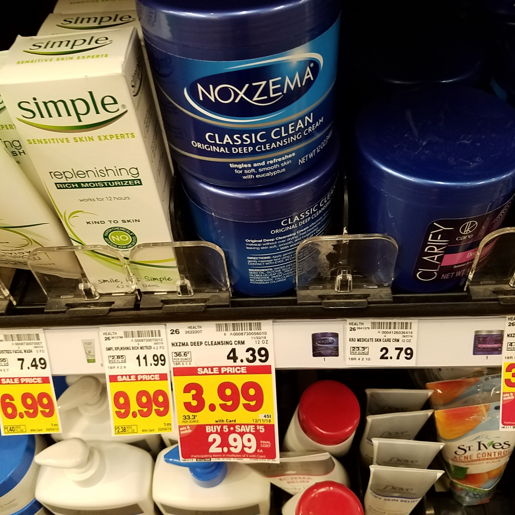Noxzema Clean Products just $1.99 - Kroger Couponing