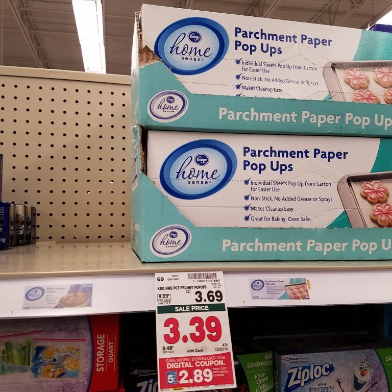 Kroger Home Sense Parchment Pop Ups just 2.89 Kroger Couponing
