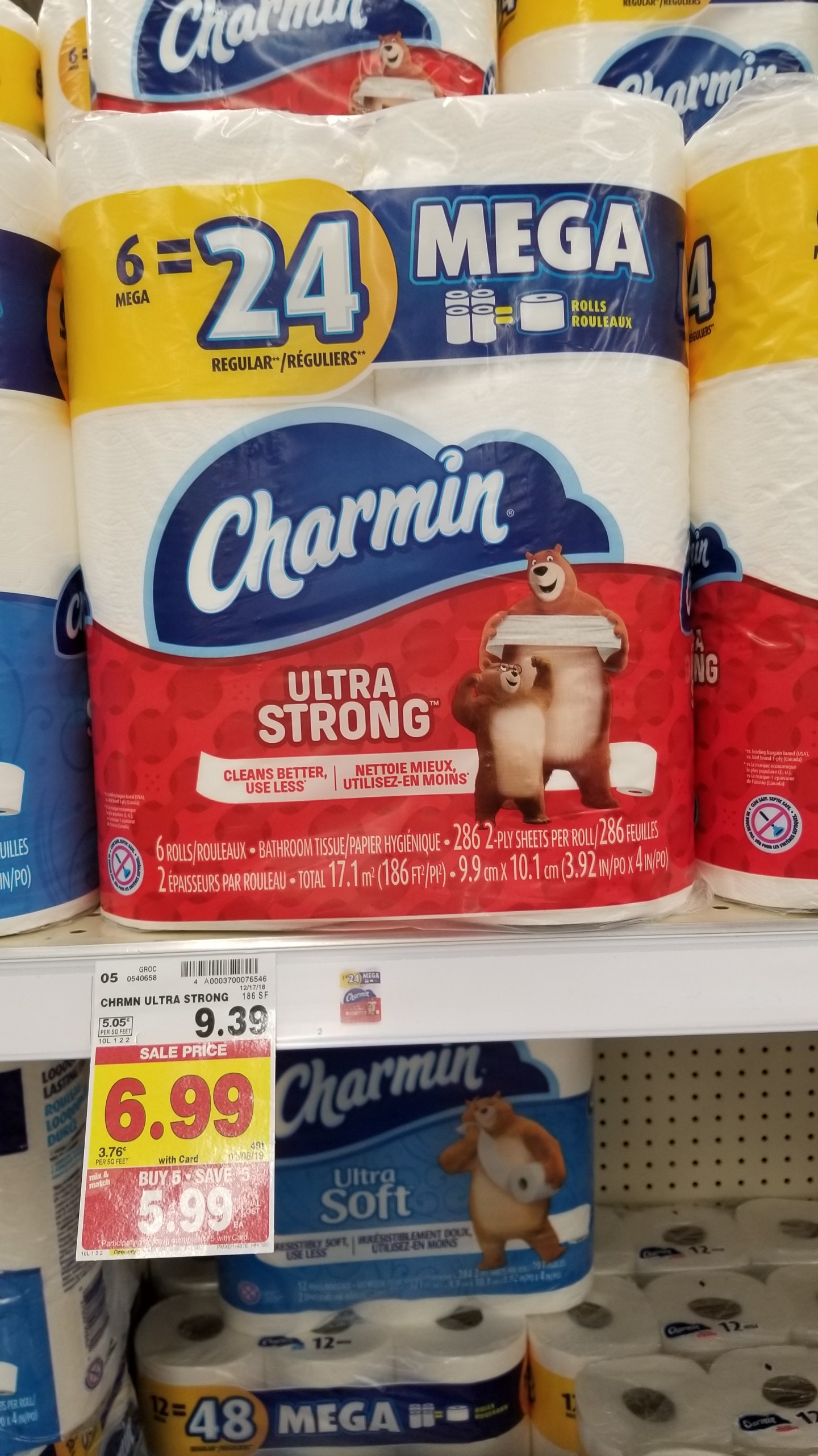 Charmin Bathroom Tissue just 4.99 Kroger Couponing