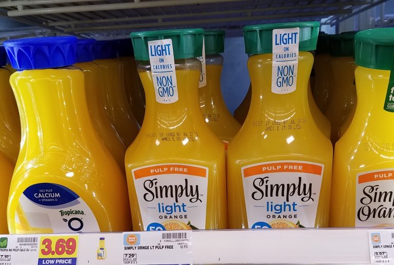 Simply Light Orange Juice just $1.75 - Kroger Couponing