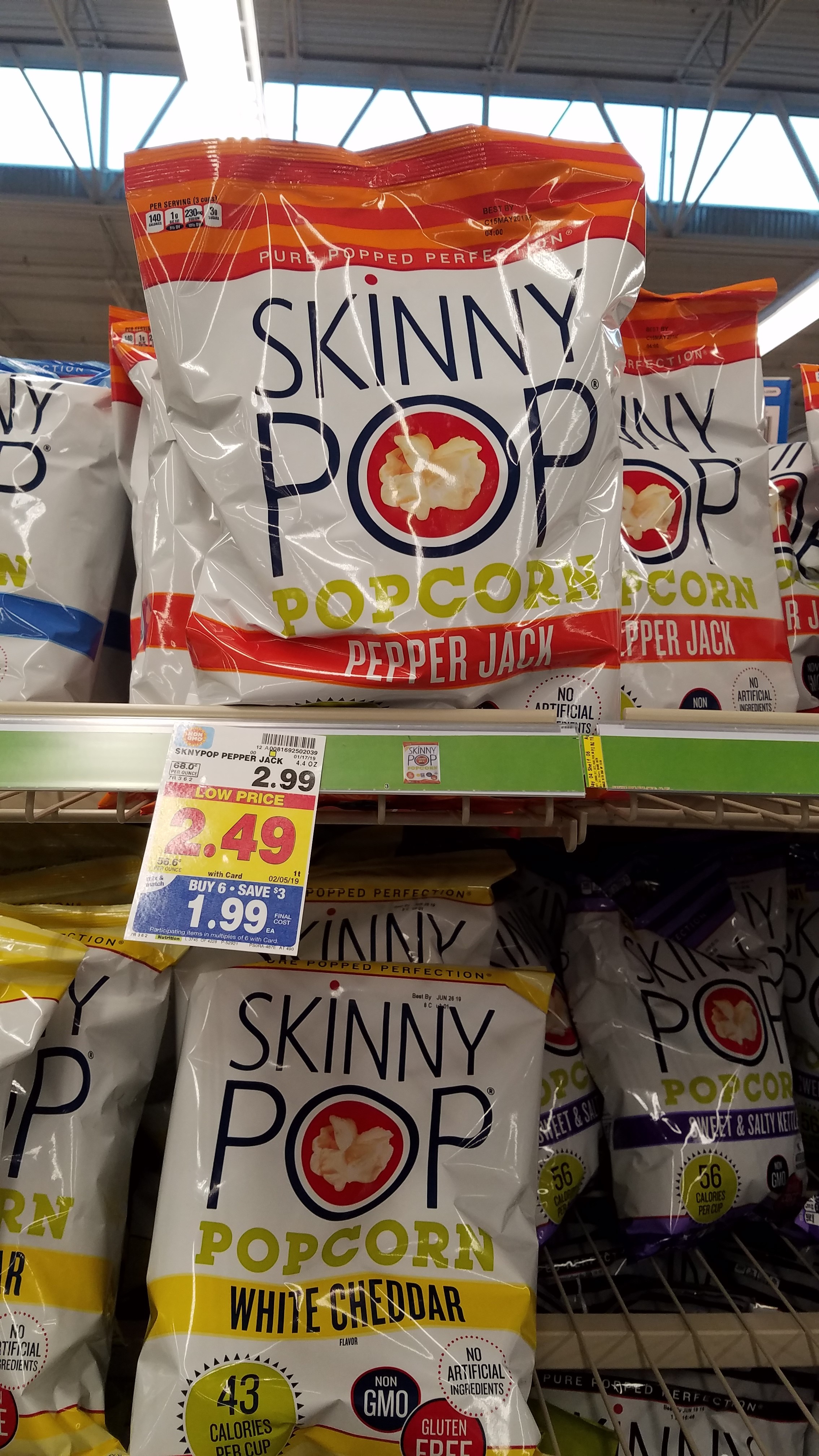 Skinny Pop Popcorn just .99 Kroger Couponing