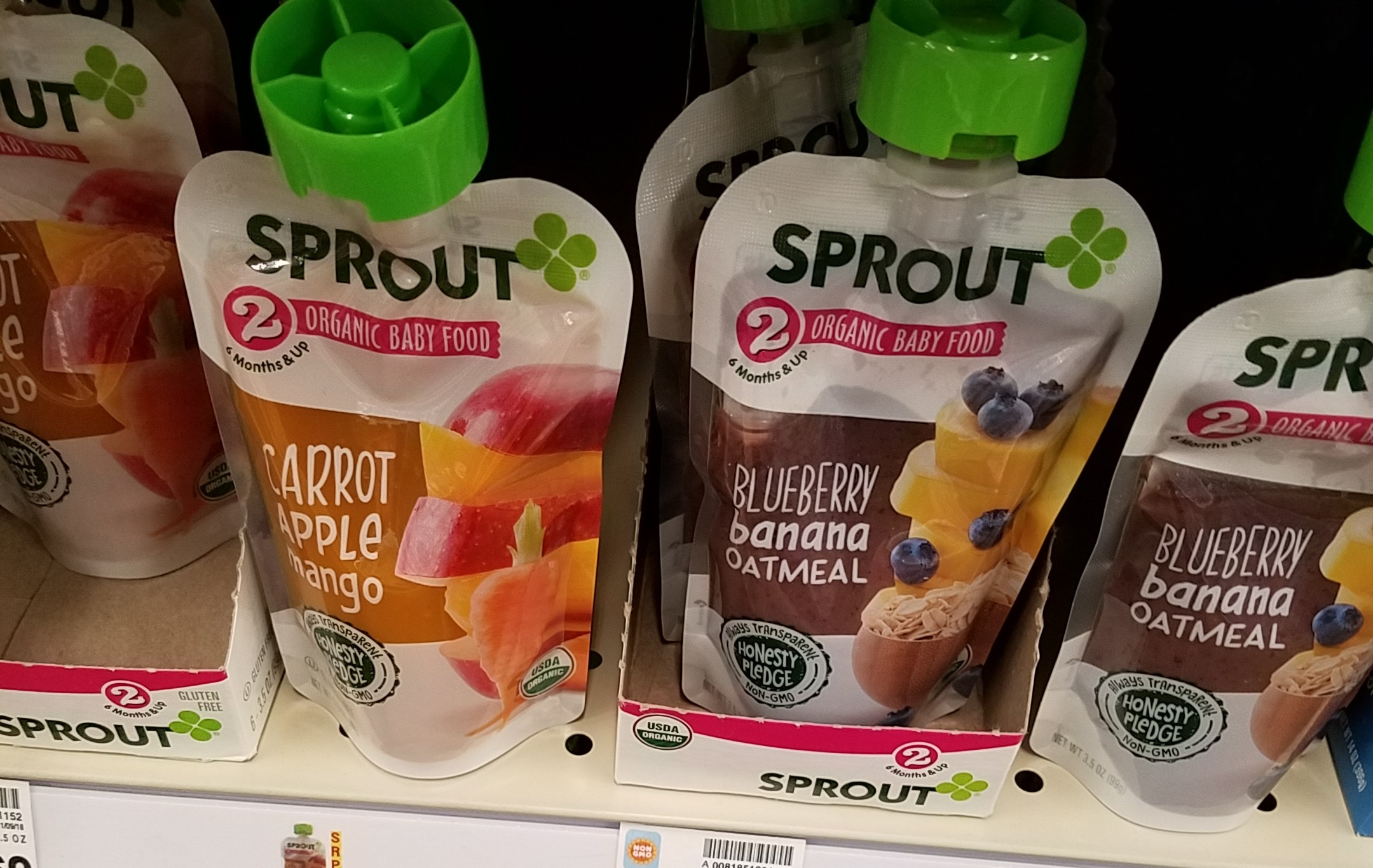 Sprout Baby Food just .60 Kroger Couponing