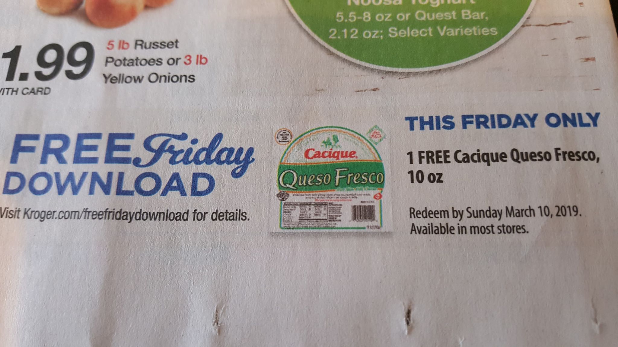 Free Cacique Queso Fresco - Kroger Couponing