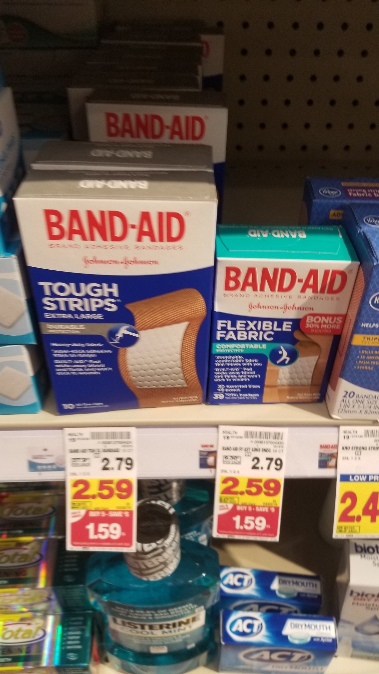 BandAid Bandages just .84 Kroger Couponing