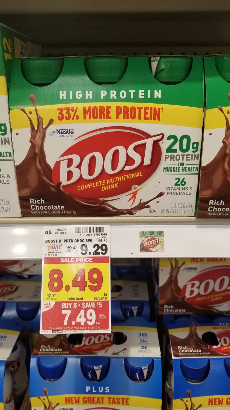 Boost Shakes just 4.99 Kroger Couponing